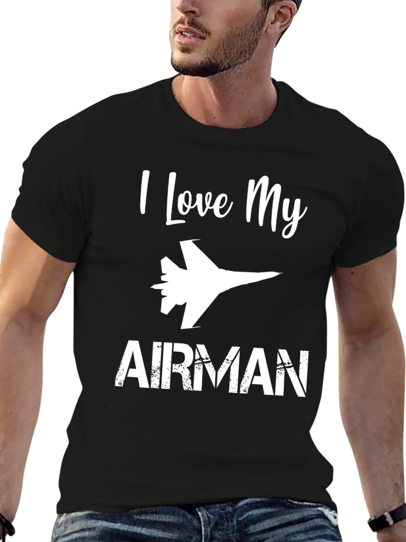 I Love My Airman T-Shirt - Military Pride Apparel