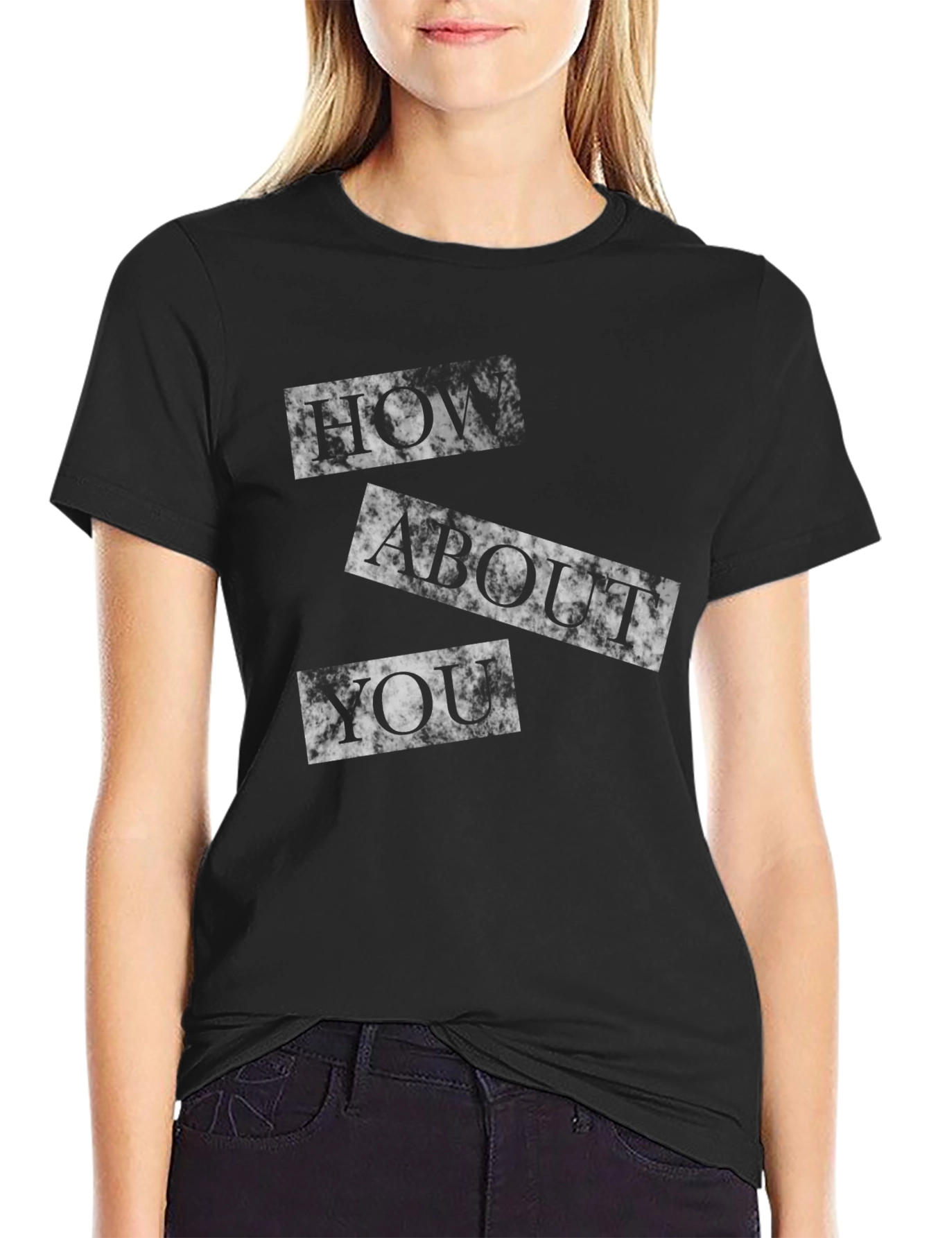 Distressed How About You Graphic Tee