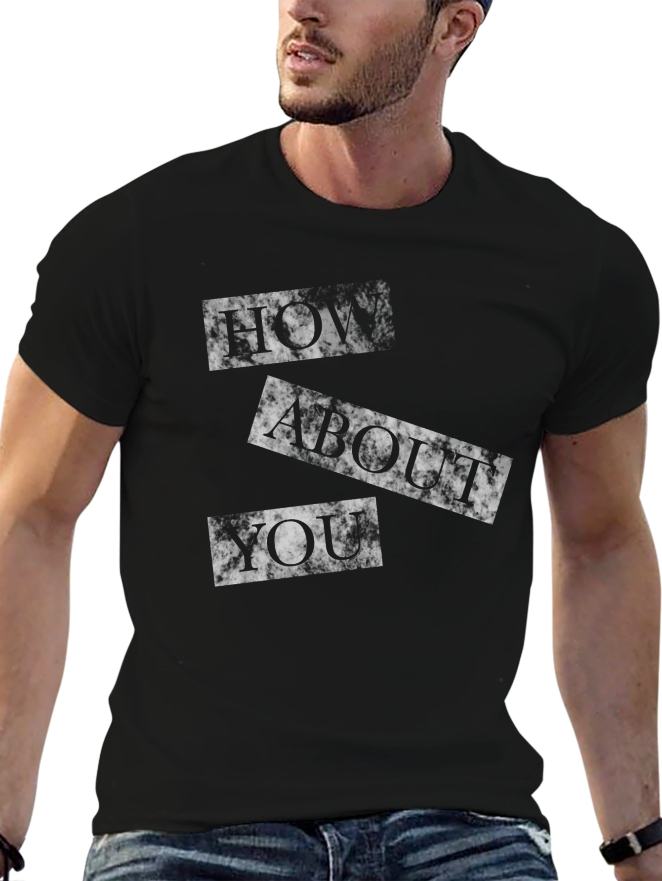 Distressed How About You Graphic Tee