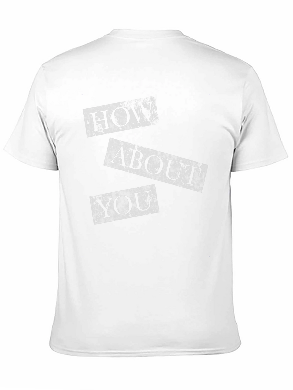 Distressed How About You Graphic Tee