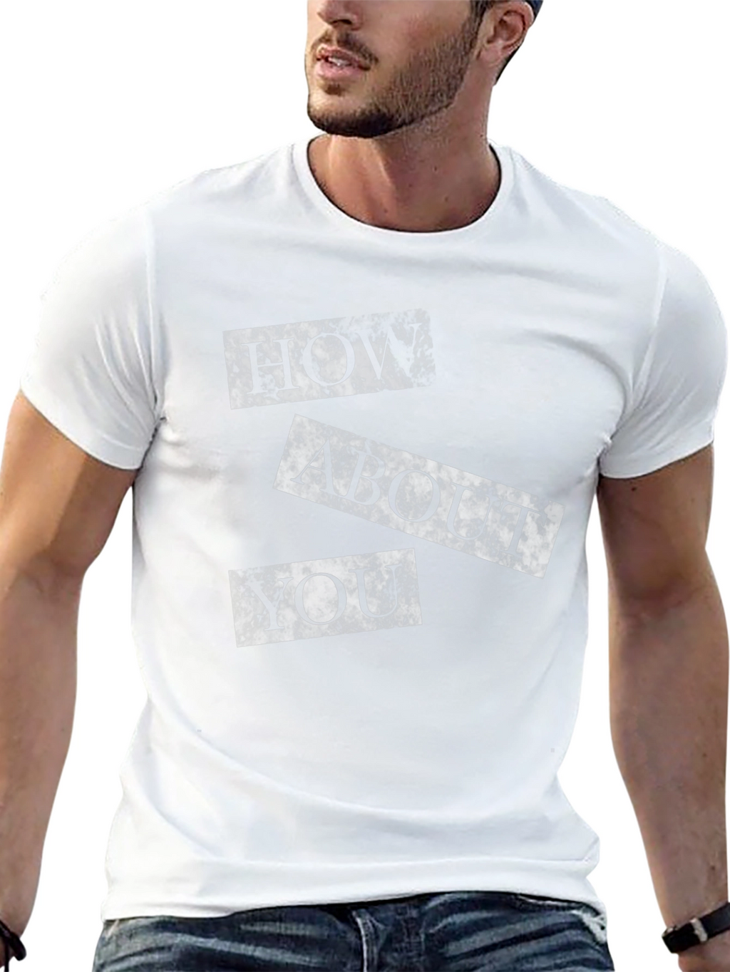 Distressed How About You Graphic Tee