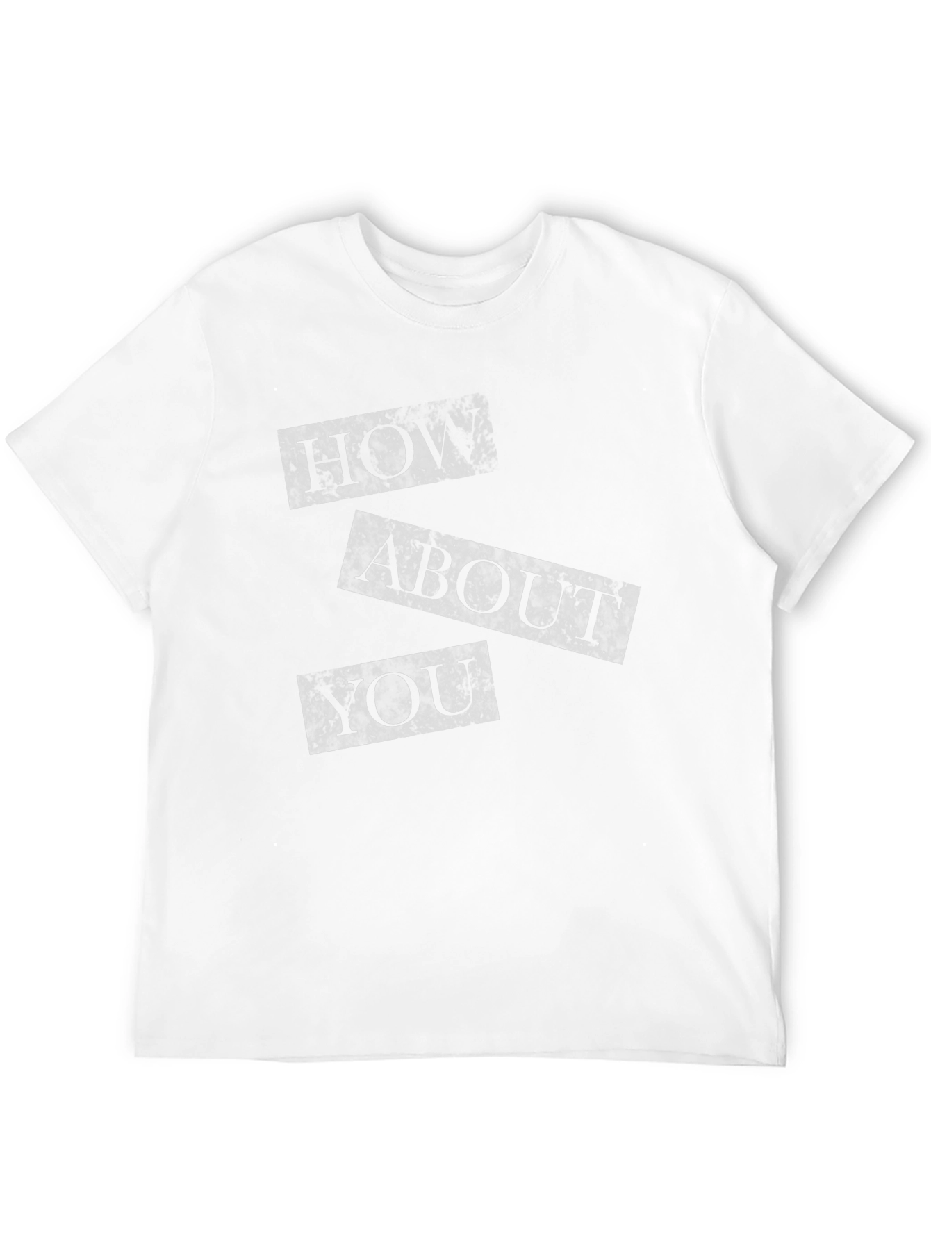 Distressed How About You Graphic Tee