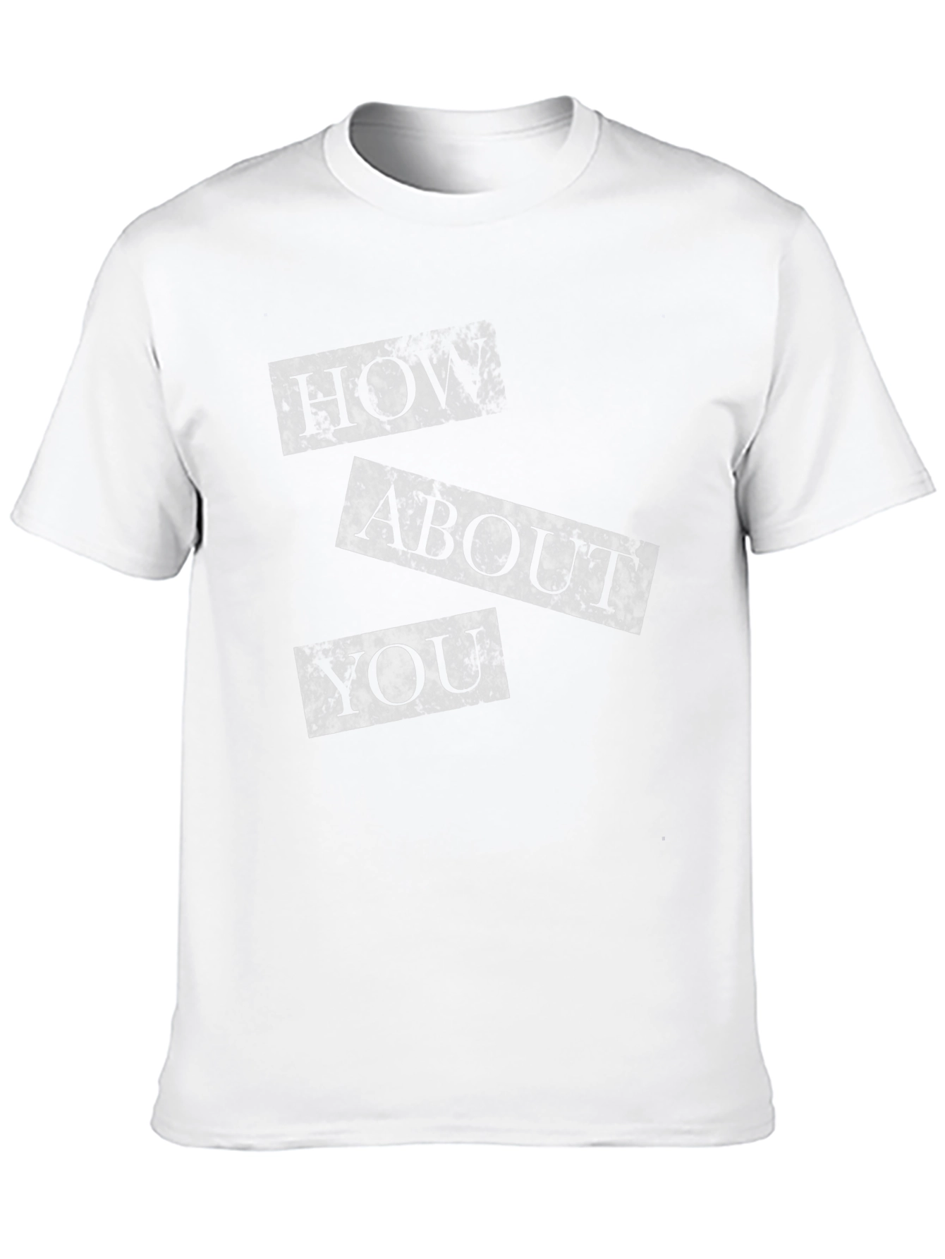 Distressed How About You Graphic Tee