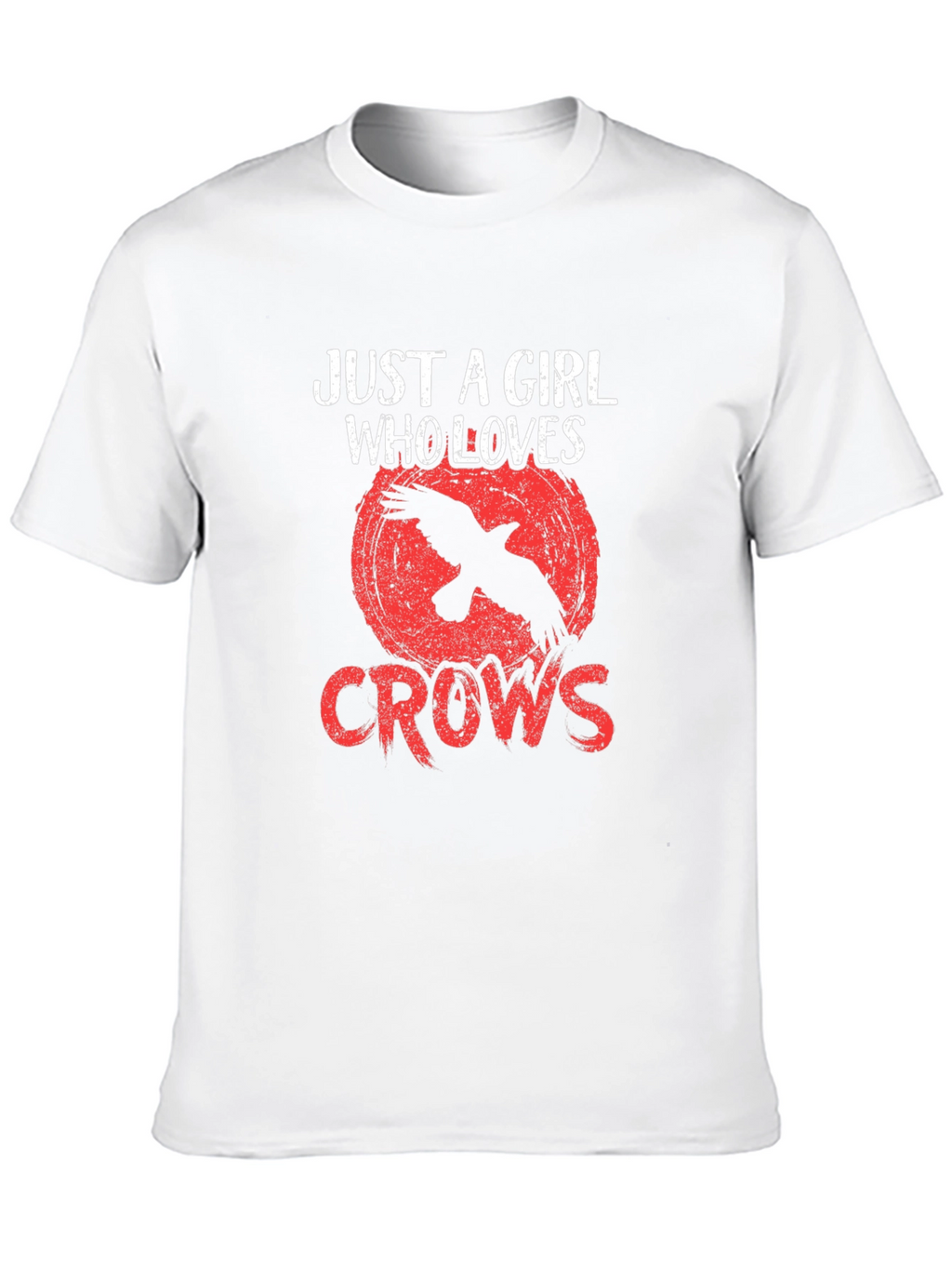 Just a Girl Who Loves Crows Graphic Tee