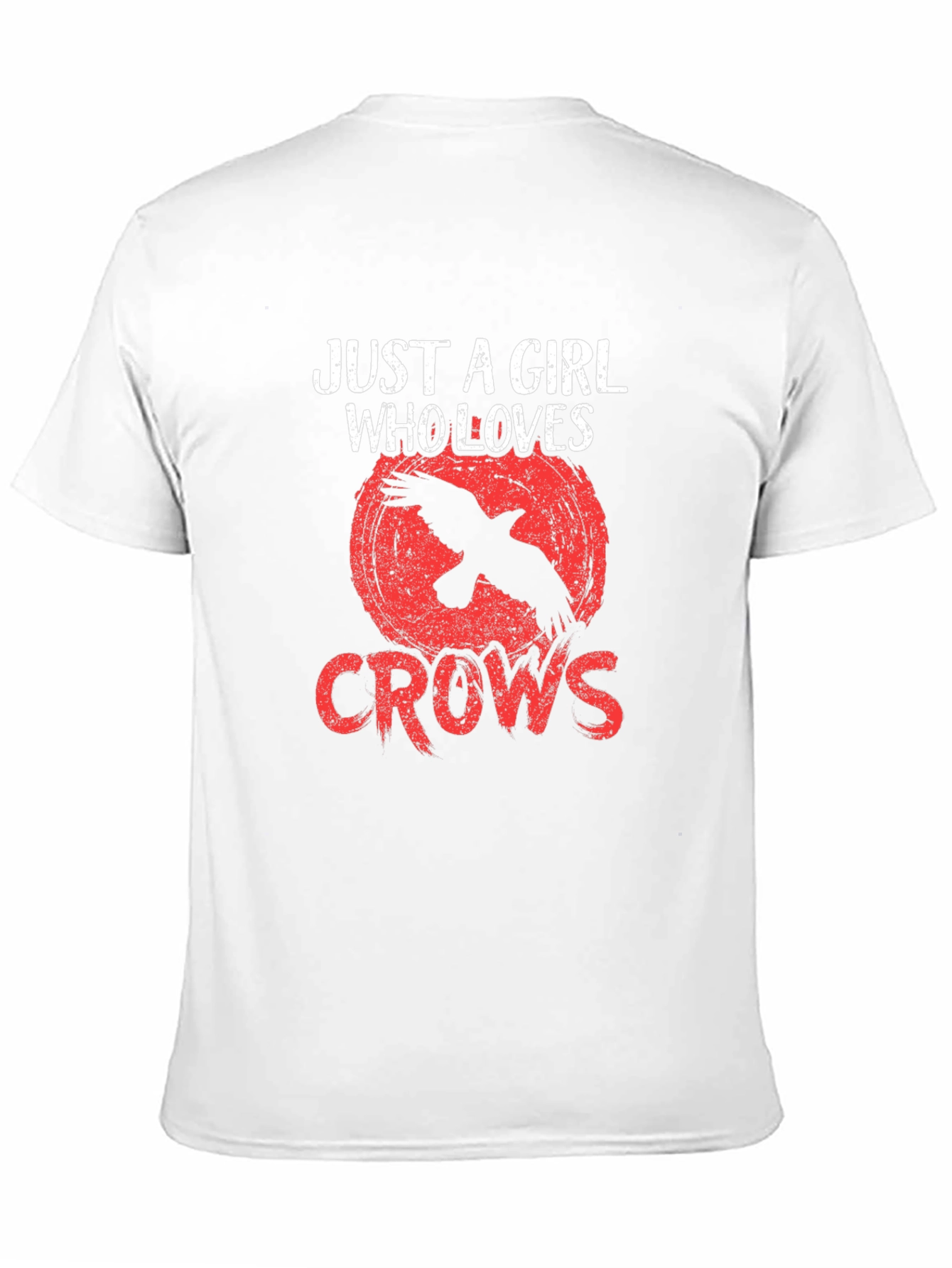 Just a Girl Who Loves Crows Graphic Tee