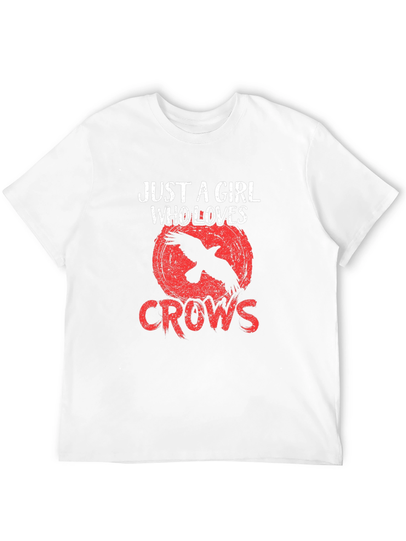 Just a Girl Who Loves Crows Graphic Tee