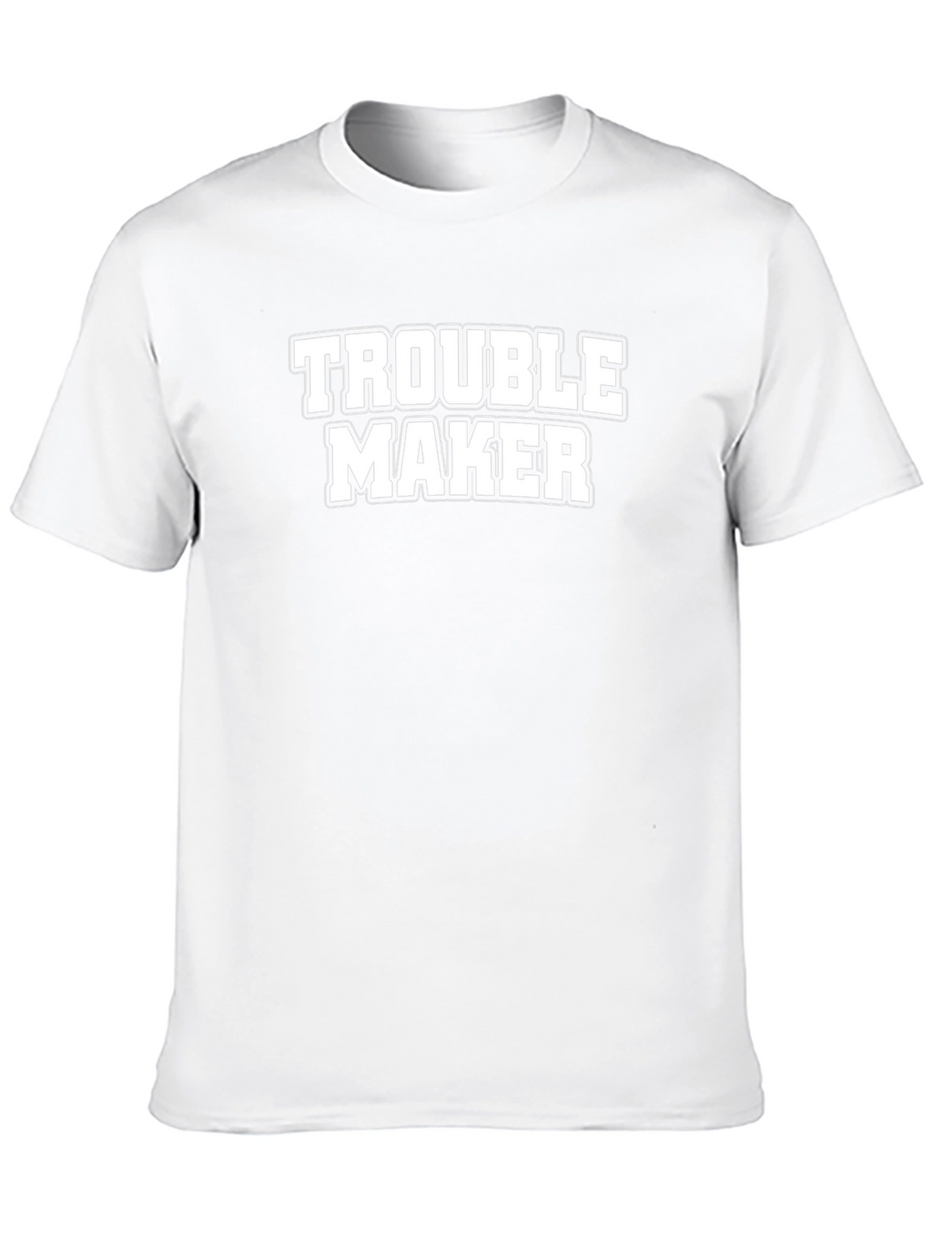 Trouble Maker Graphic T-Shirt - Bold Statement Tee