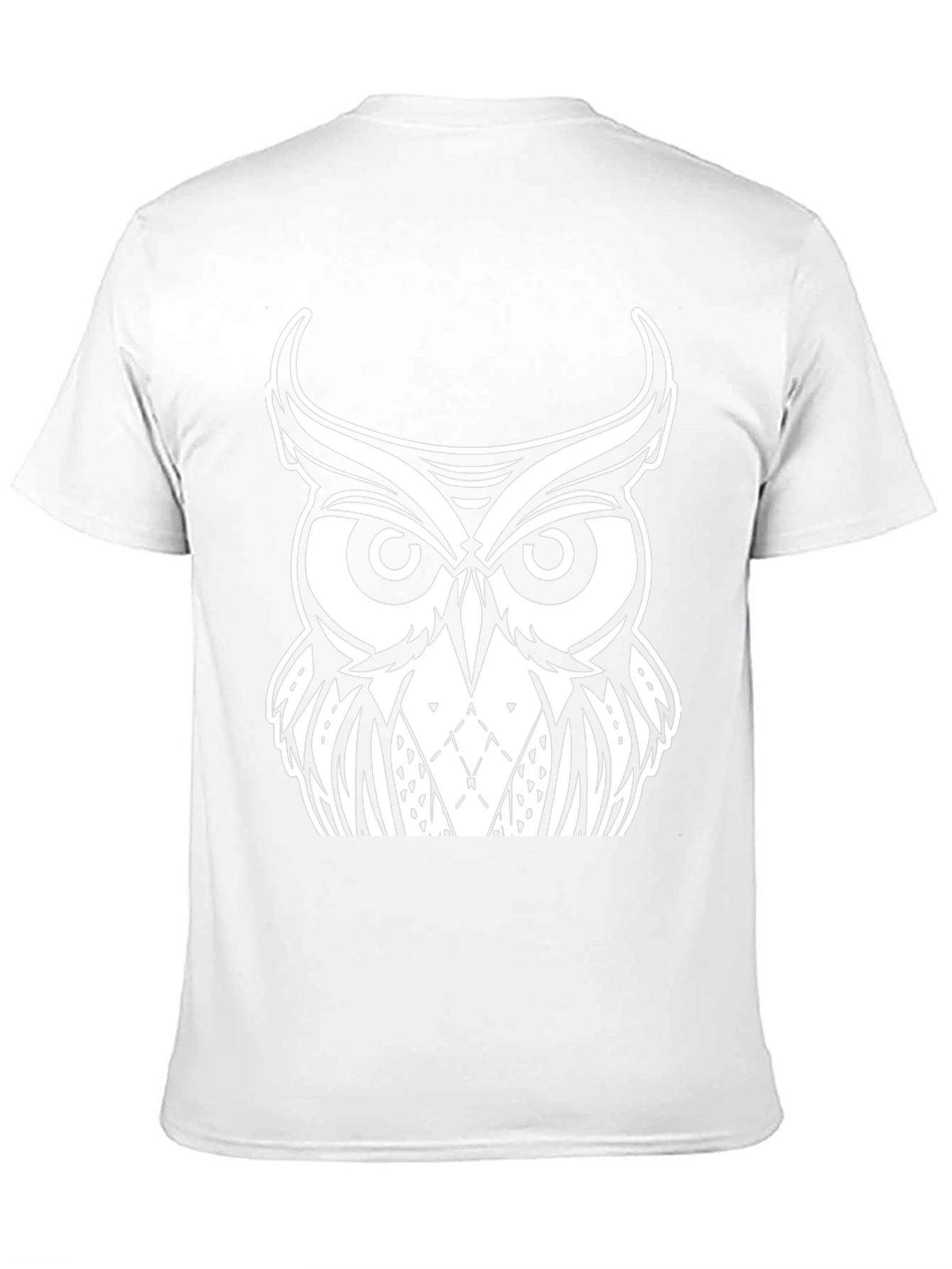 Owl Graphic Black T-Shirt - Unique Design