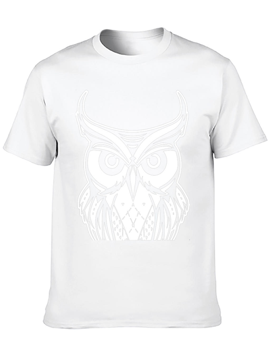 Owl Graphic Black T-Shirt - Unique Design