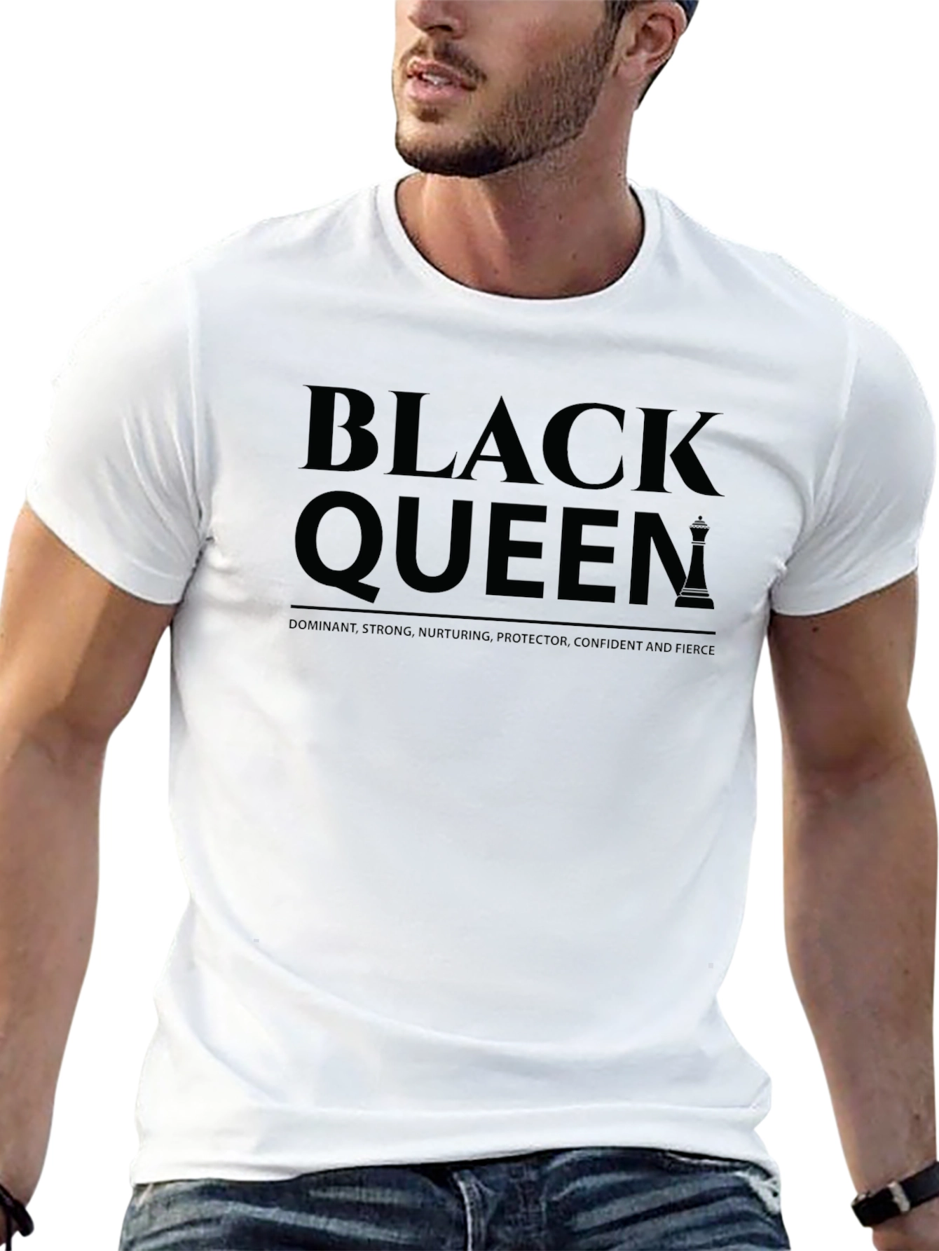 Black Queen T-Shirt - Dominant Strong Nurturing