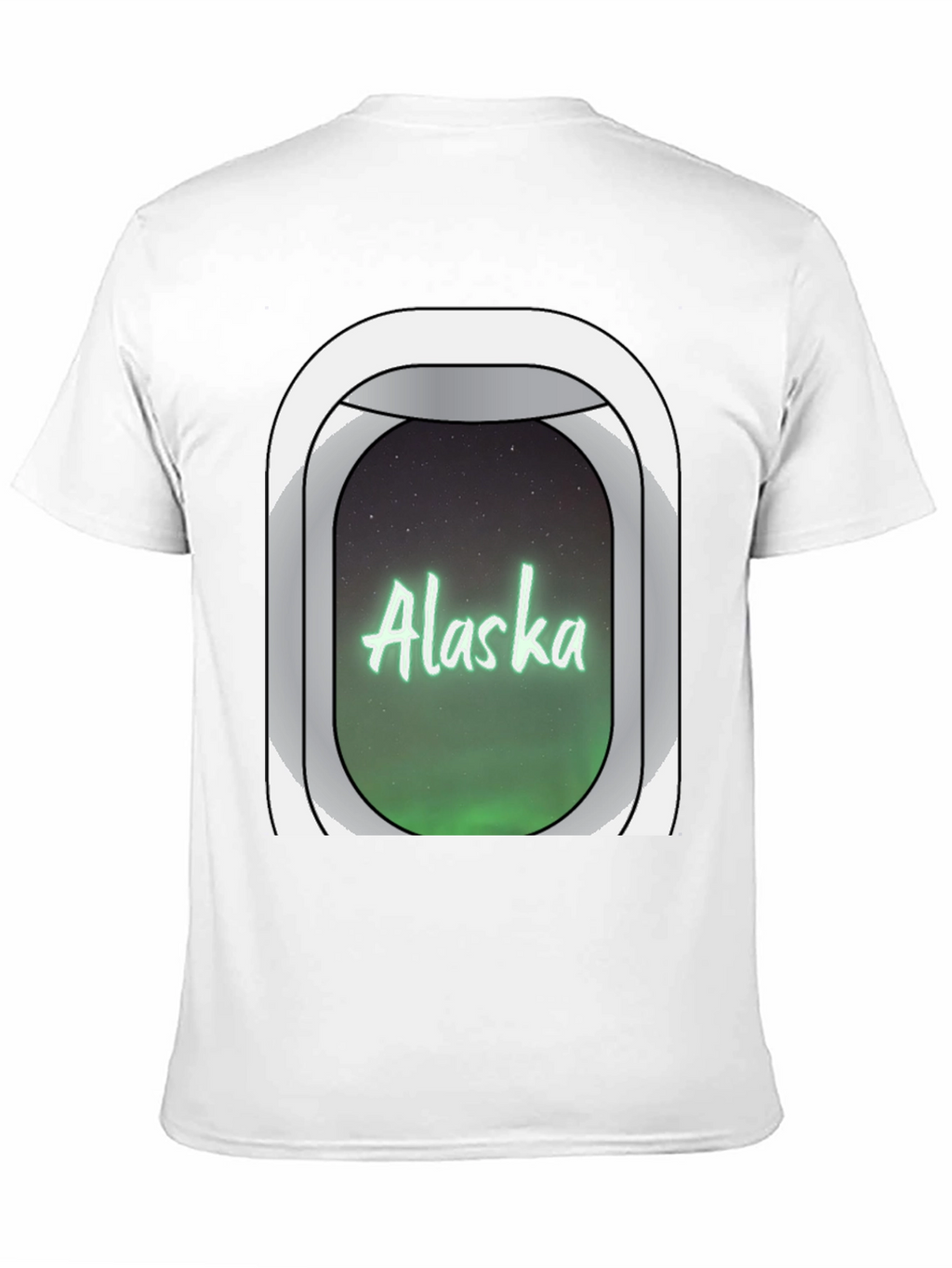 Alaska Airplane Window T-Shirt
