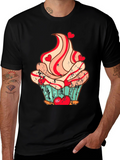 Cupcake Heart Valentines Day T-Shirt