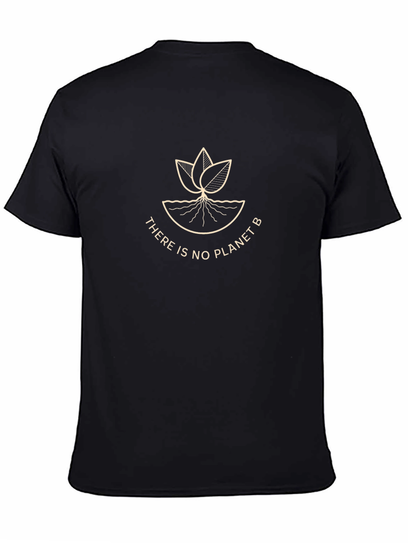 Eco-Friendly There Is No Planet B Graphic Tee - Black