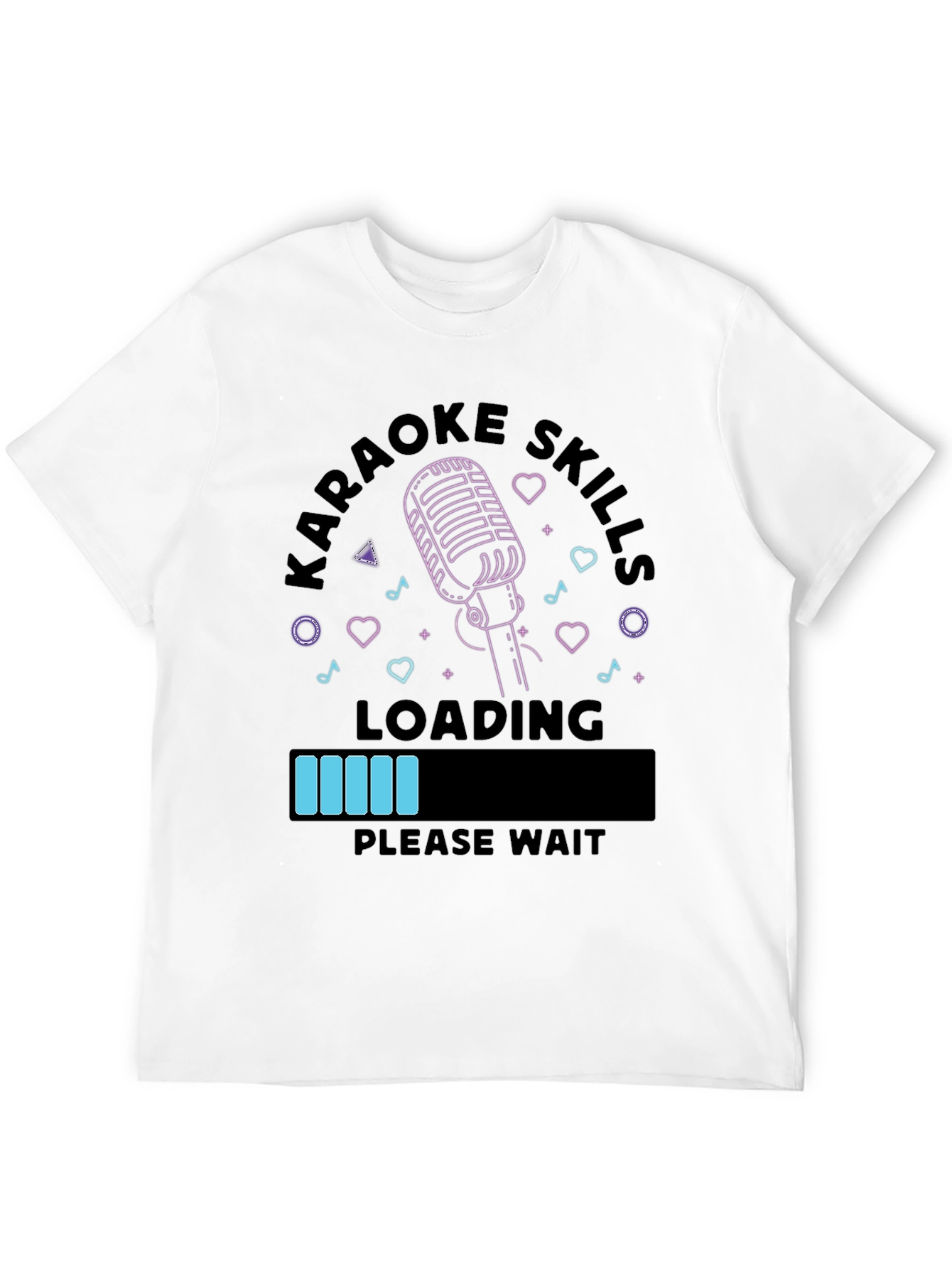 Karaoke Skills Loading Funny Graphic T-Shirt