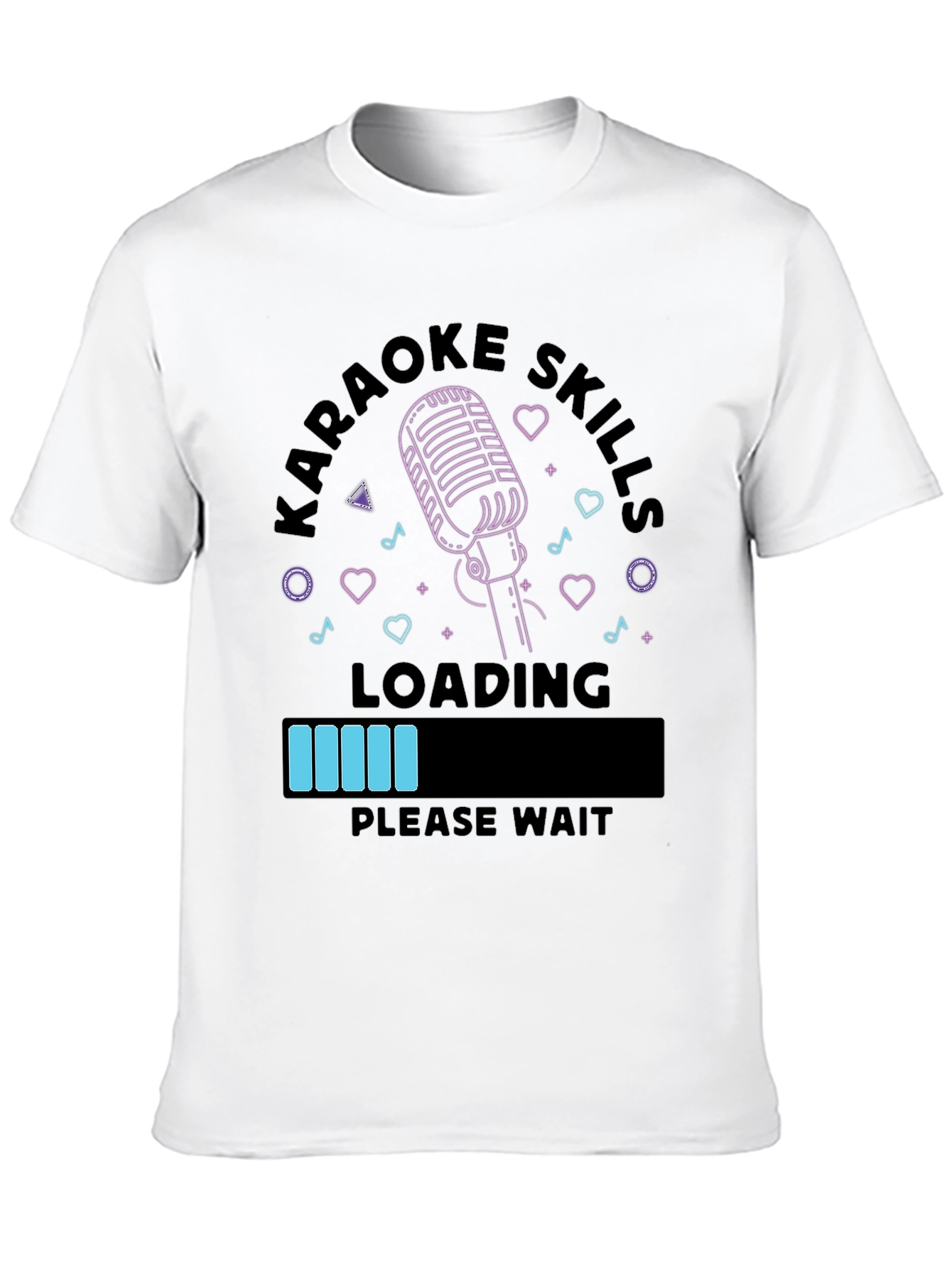 Karaoke Skills Loading Funny Graphic T-Shirt