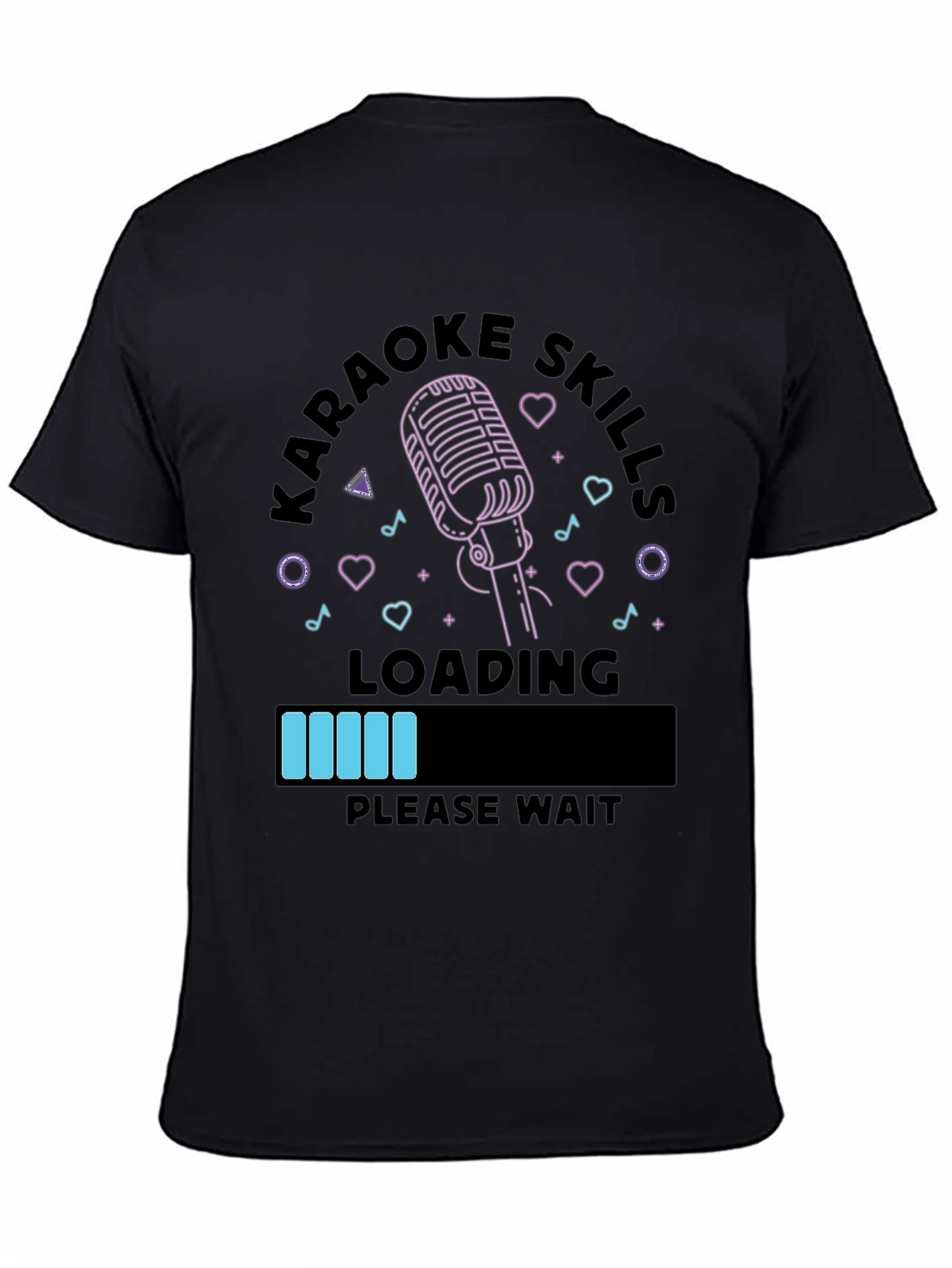 Karaoke Skills Loading Funny Graphic T-Shirt