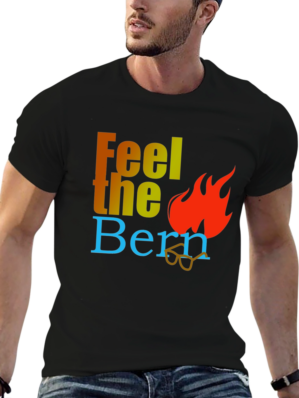 Feel the Bern Political Graphic Tee