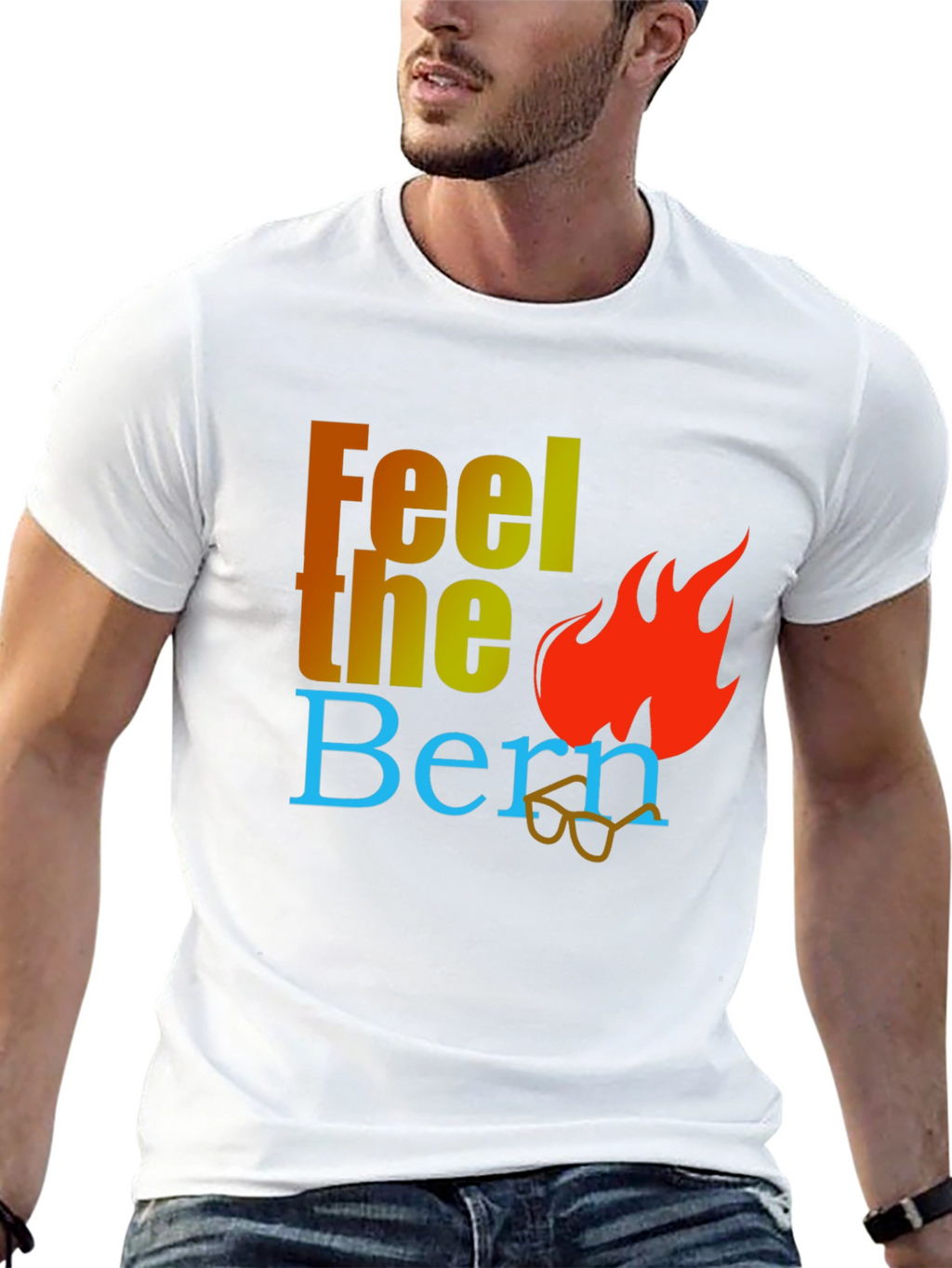 Feel the Bern Political Graphic Tee