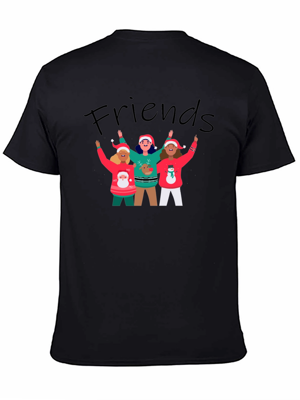 Friends Christmas Graphic Tee