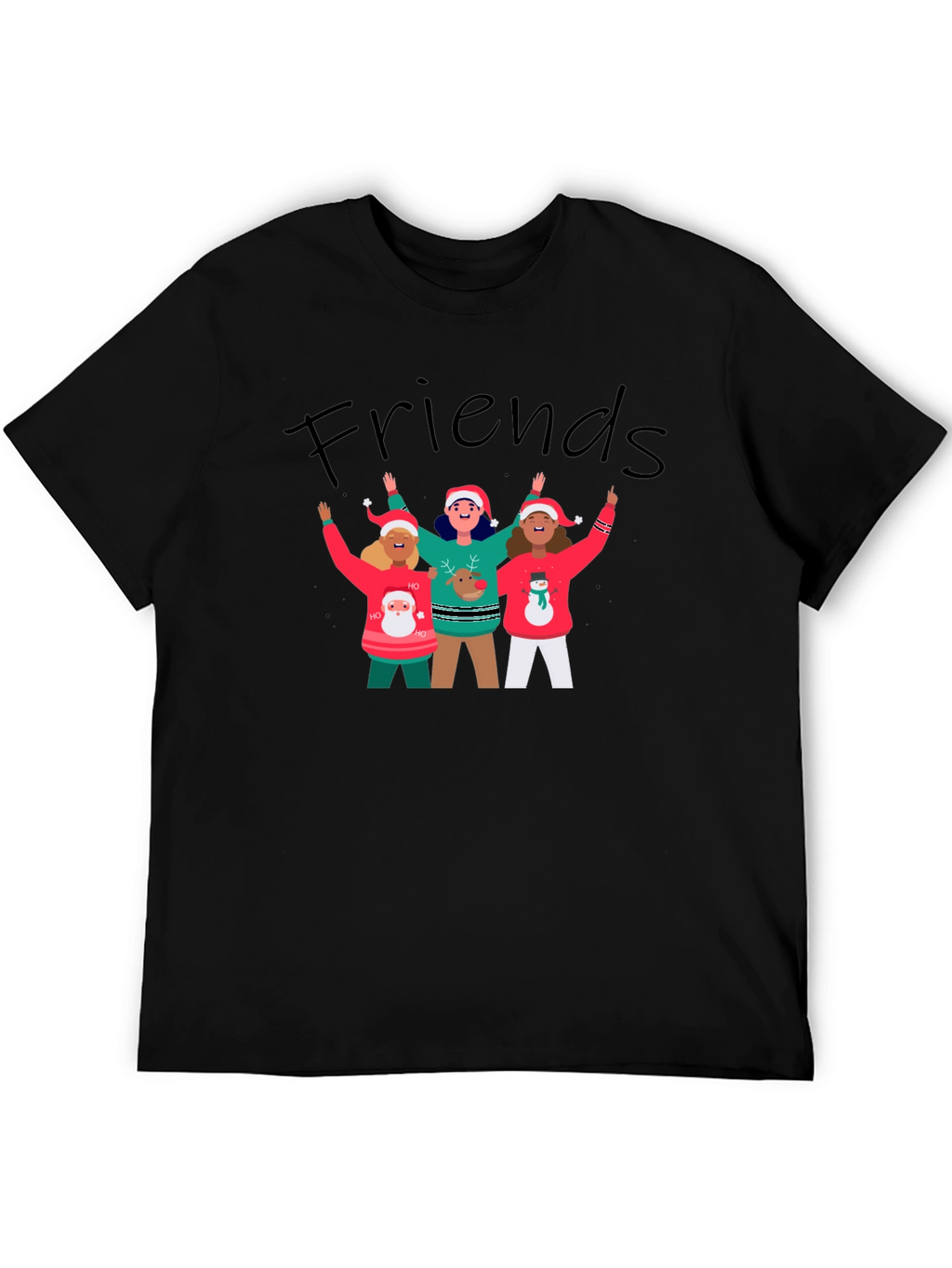 Friends Christmas Graphic Tee