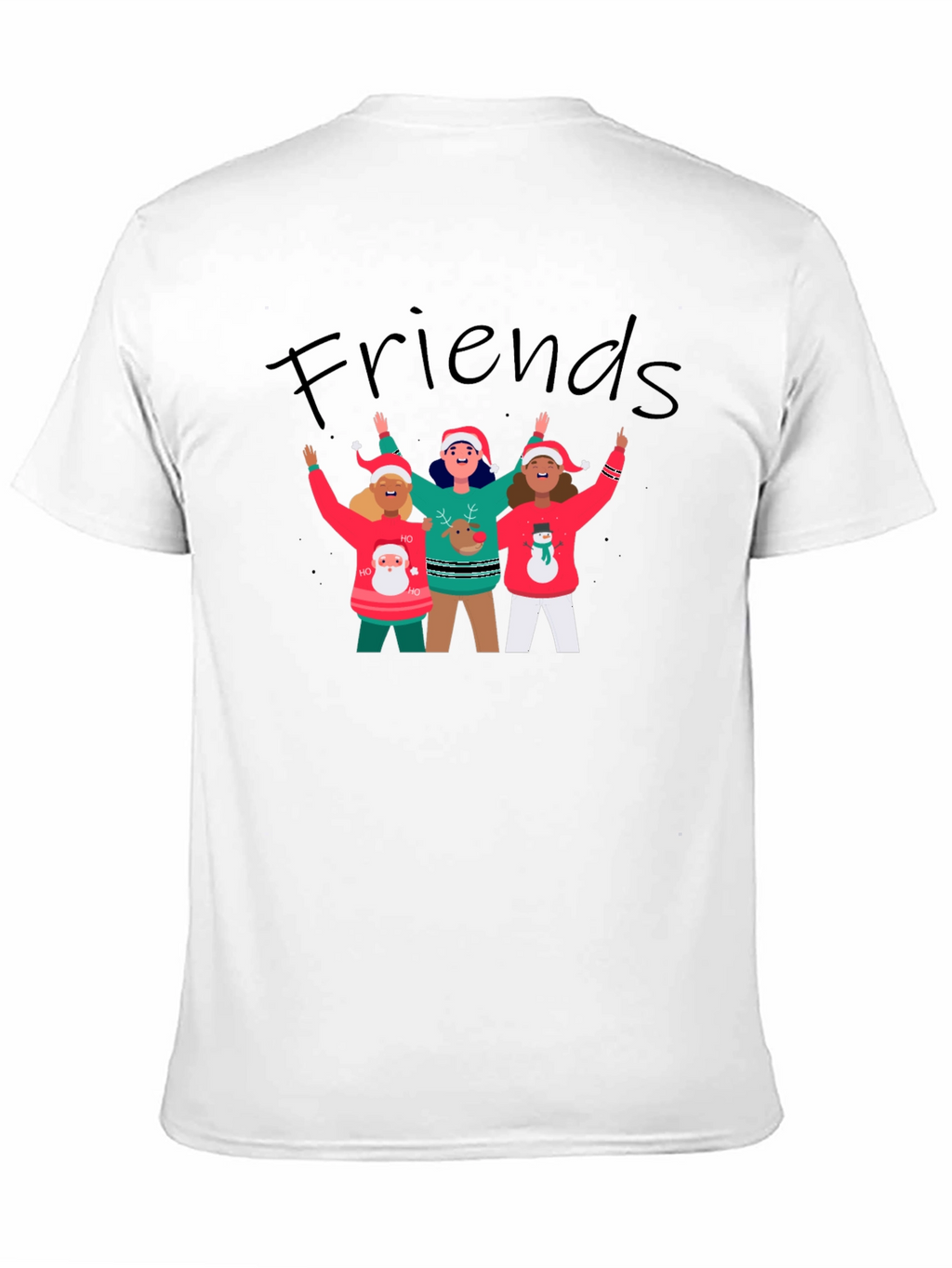 Friends Christmas Graphic Tee