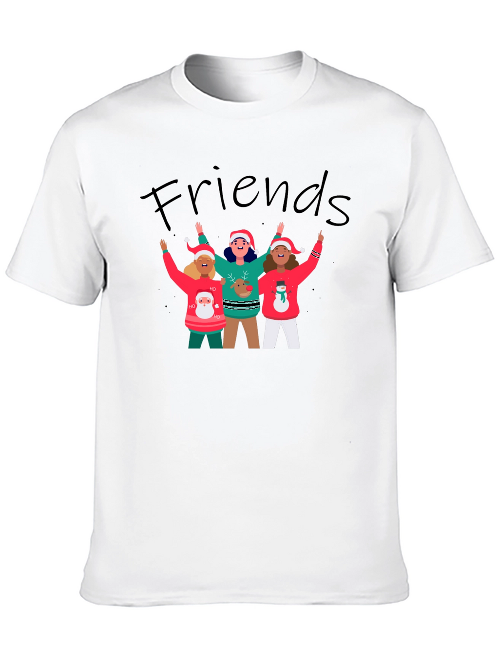 Friends Christmas Graphic Tee