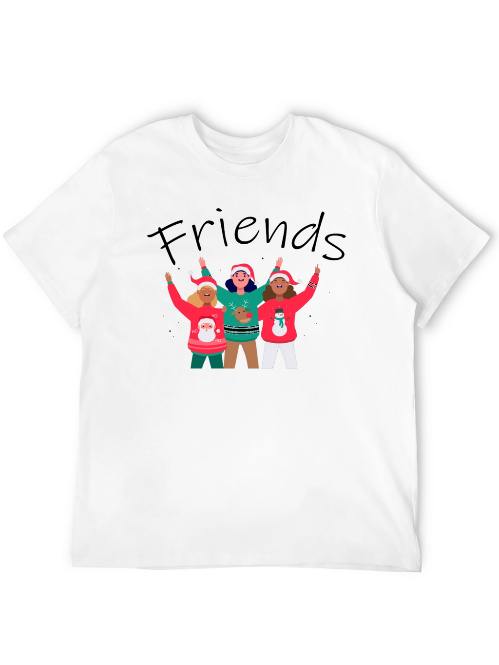 Friends Christmas Graphic Tee
