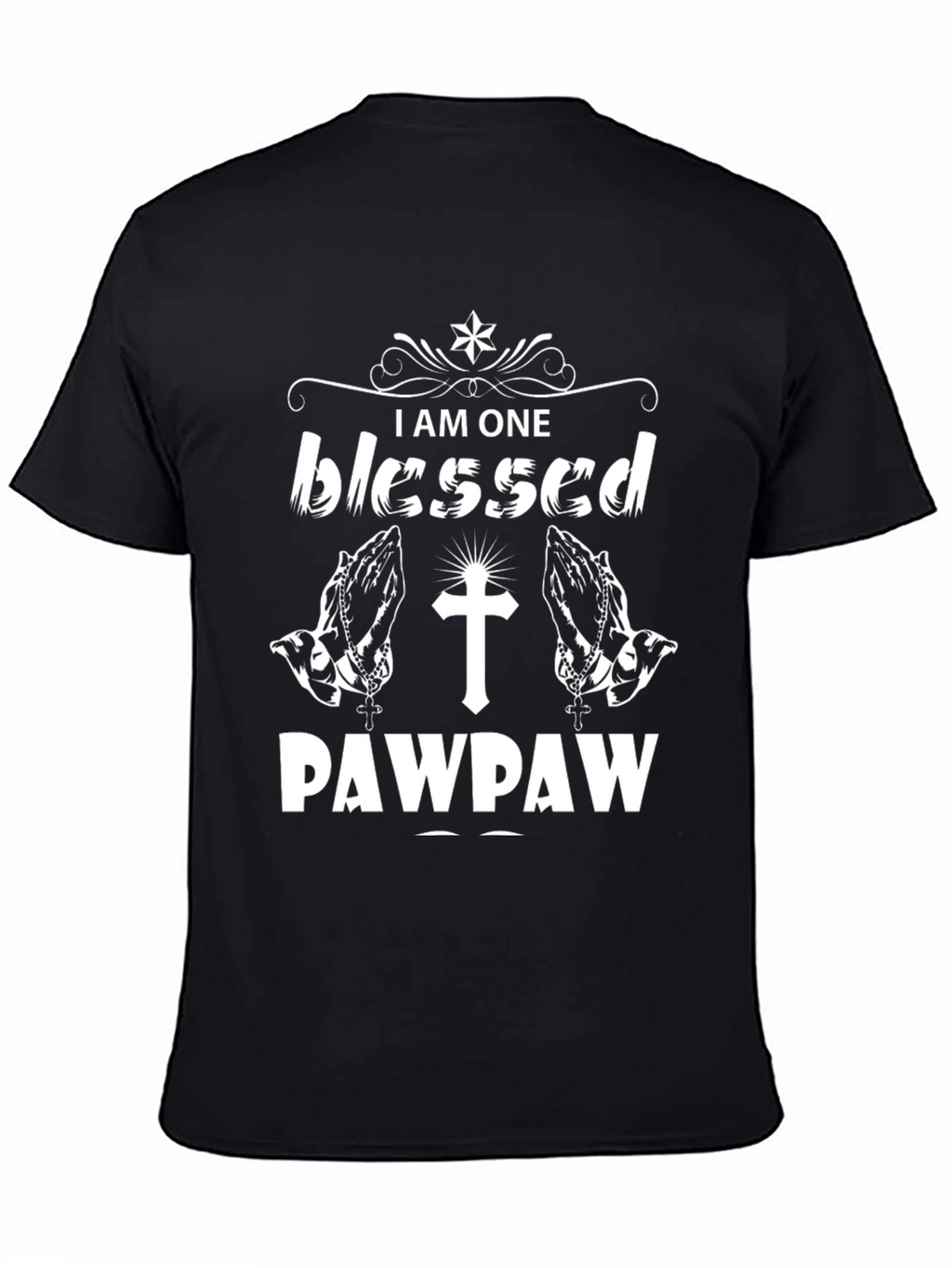Blessed Pawpaw T-Shirt Christian Grandpa Tee