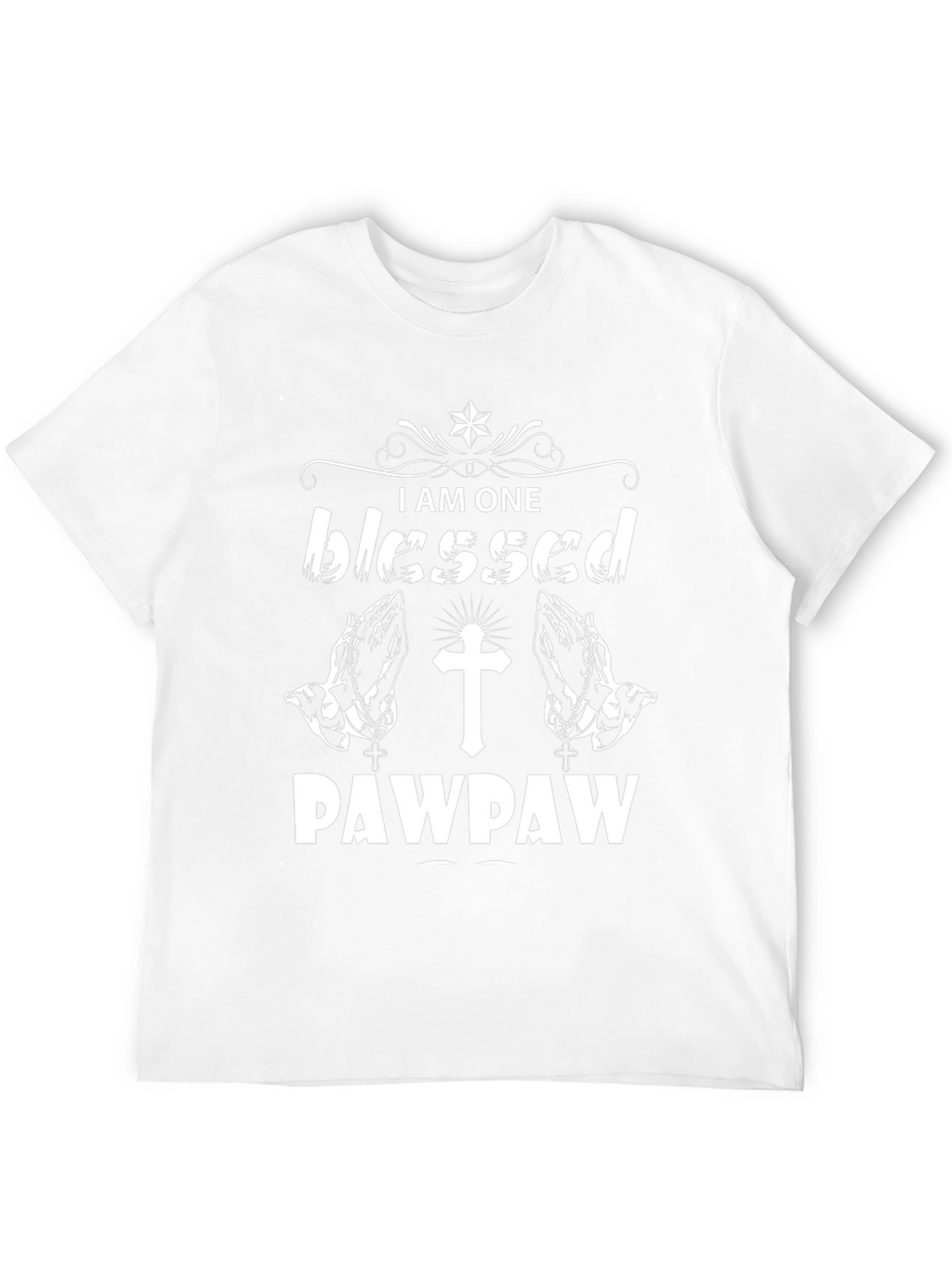 Blessed Pawpaw T-Shirt Christian Grandpa Tee