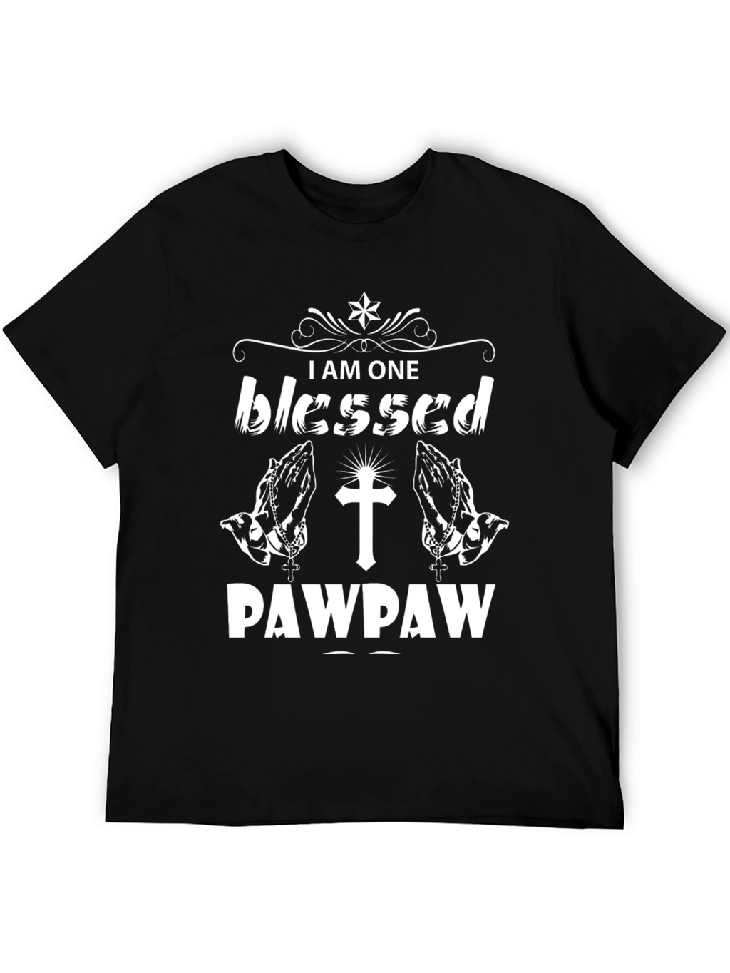 Blessed Pawpaw T-Shirt Christian Grandpa Tee