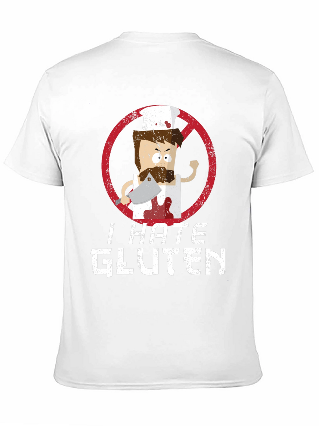 I Hate Gluten T-Shirt - Chef Graphic Tee