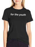 For the Youth Black T-Shirt
