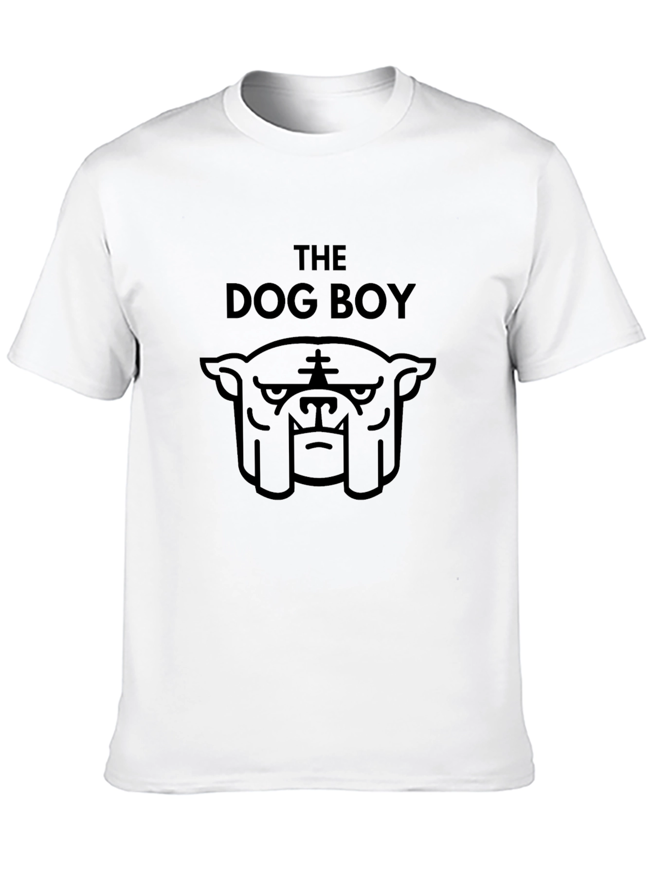 The Dog Boy Black Graphic Tee - Edgy Cool