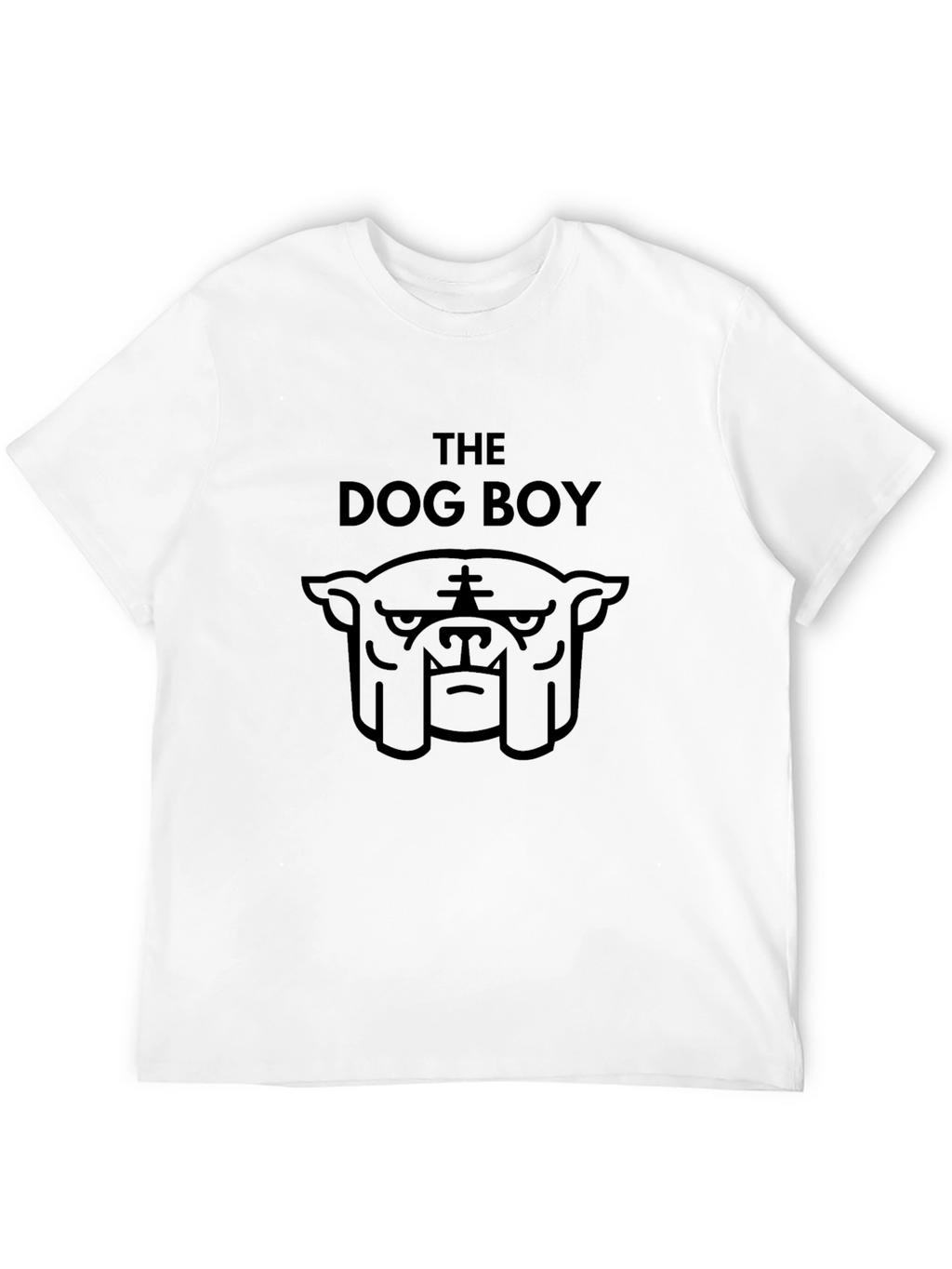 The Dog Boy Black Graphic Tee - Edgy Cool