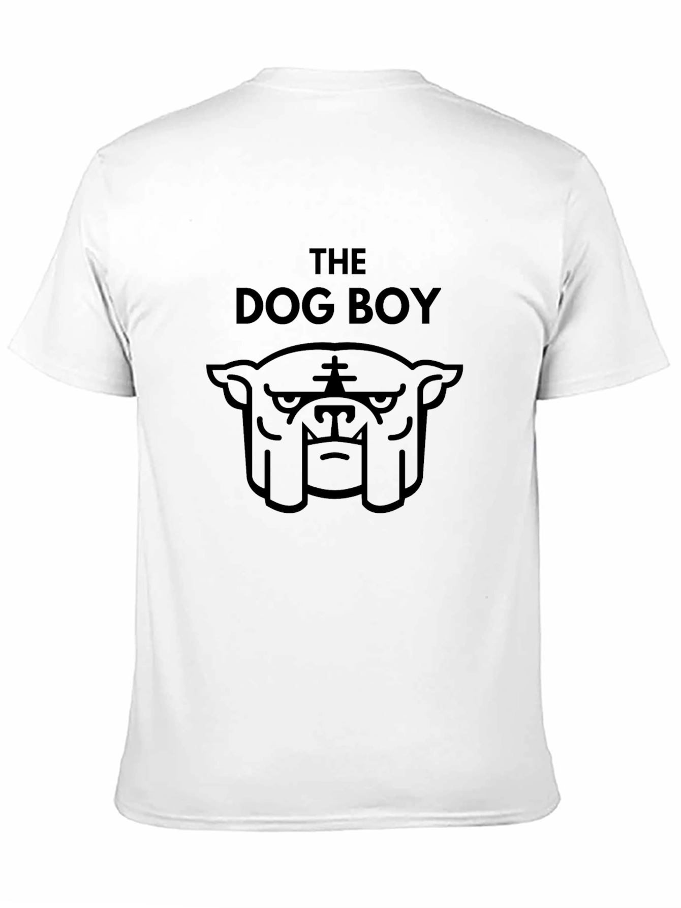The Dog Boy Black Graphic Tee - Edgy Cool