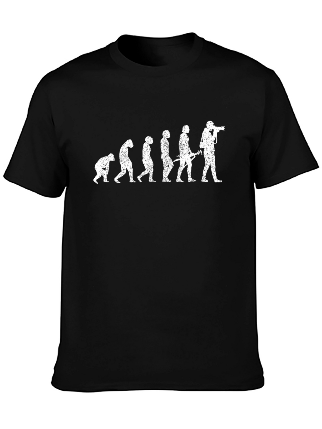 Evolution of a Photographer T-Shirt - Black Cotton Tee
