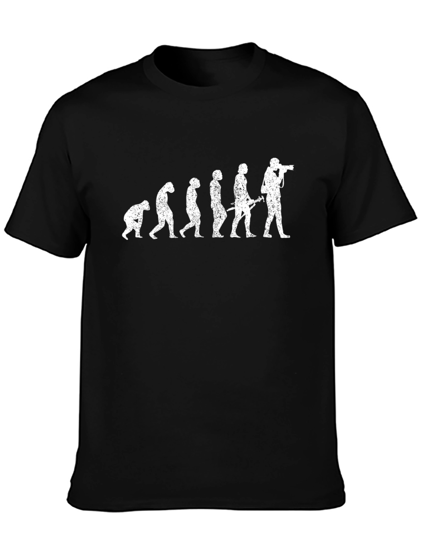 Evolution of a Photographer T-Shirt - Black Cotton Tee