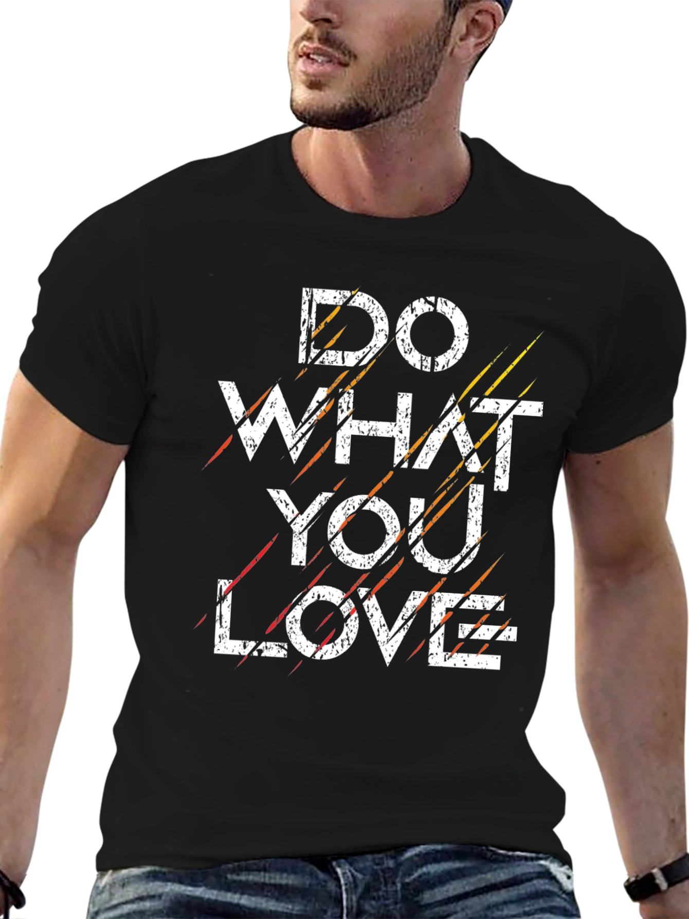 Do What You Love Black Graphic Tee