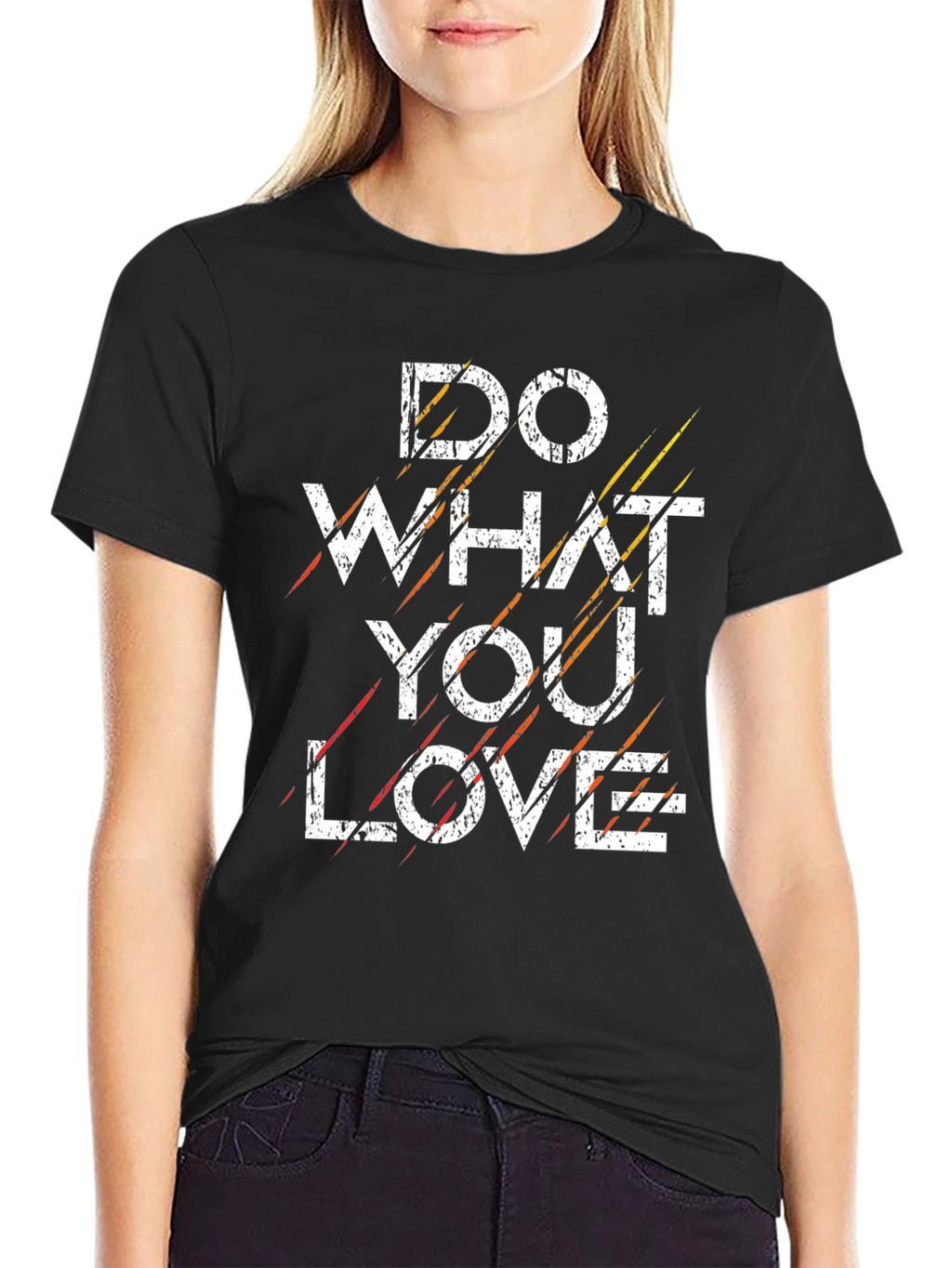 Do What You Love Black Graphic Tee