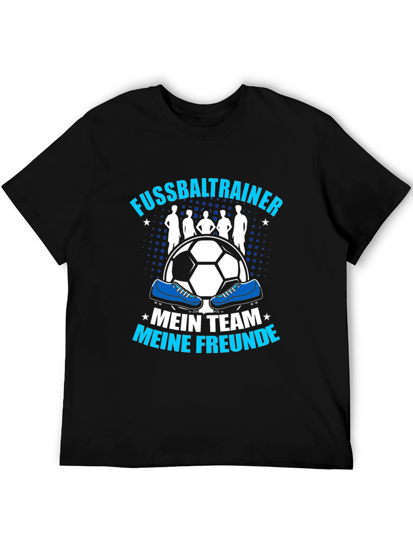 Fussbaltrainer Soccer T-Shirt - Mein Team Meine Freunde