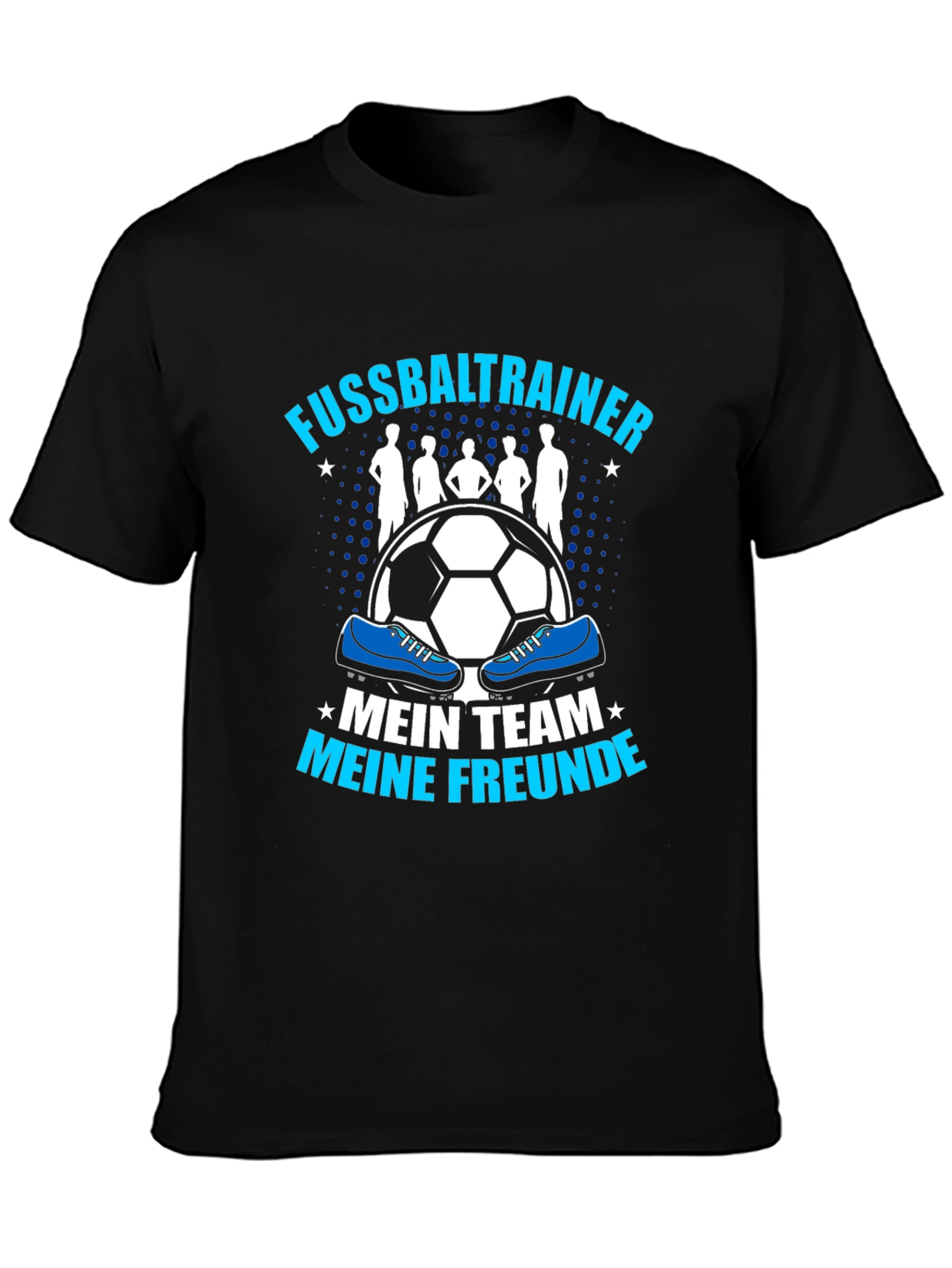 Fussbaltrainer Soccer T-Shirt - Mein Team Meine Freunde