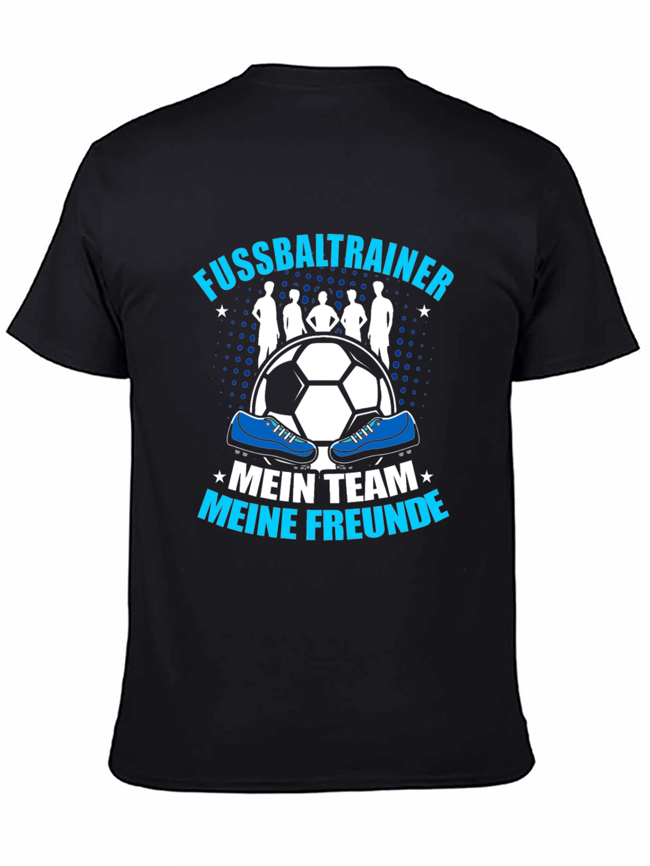 Fussbaltrainer Soccer T-Shirt - Mein Team Meine Freunde