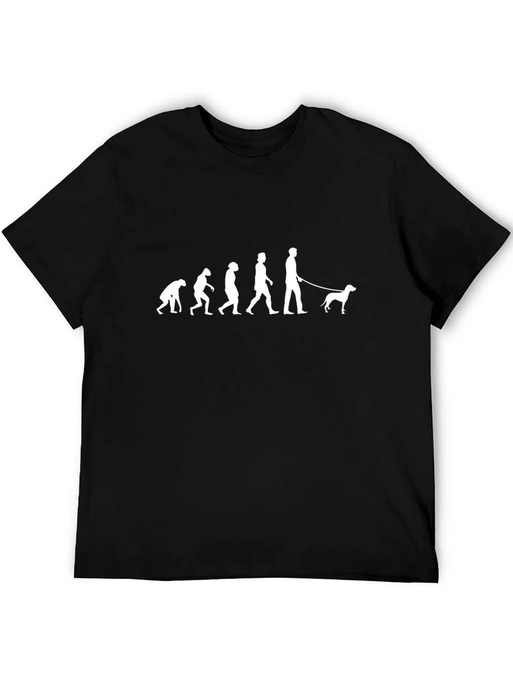 Evolution of Dog Walker Graphic T-Shirt