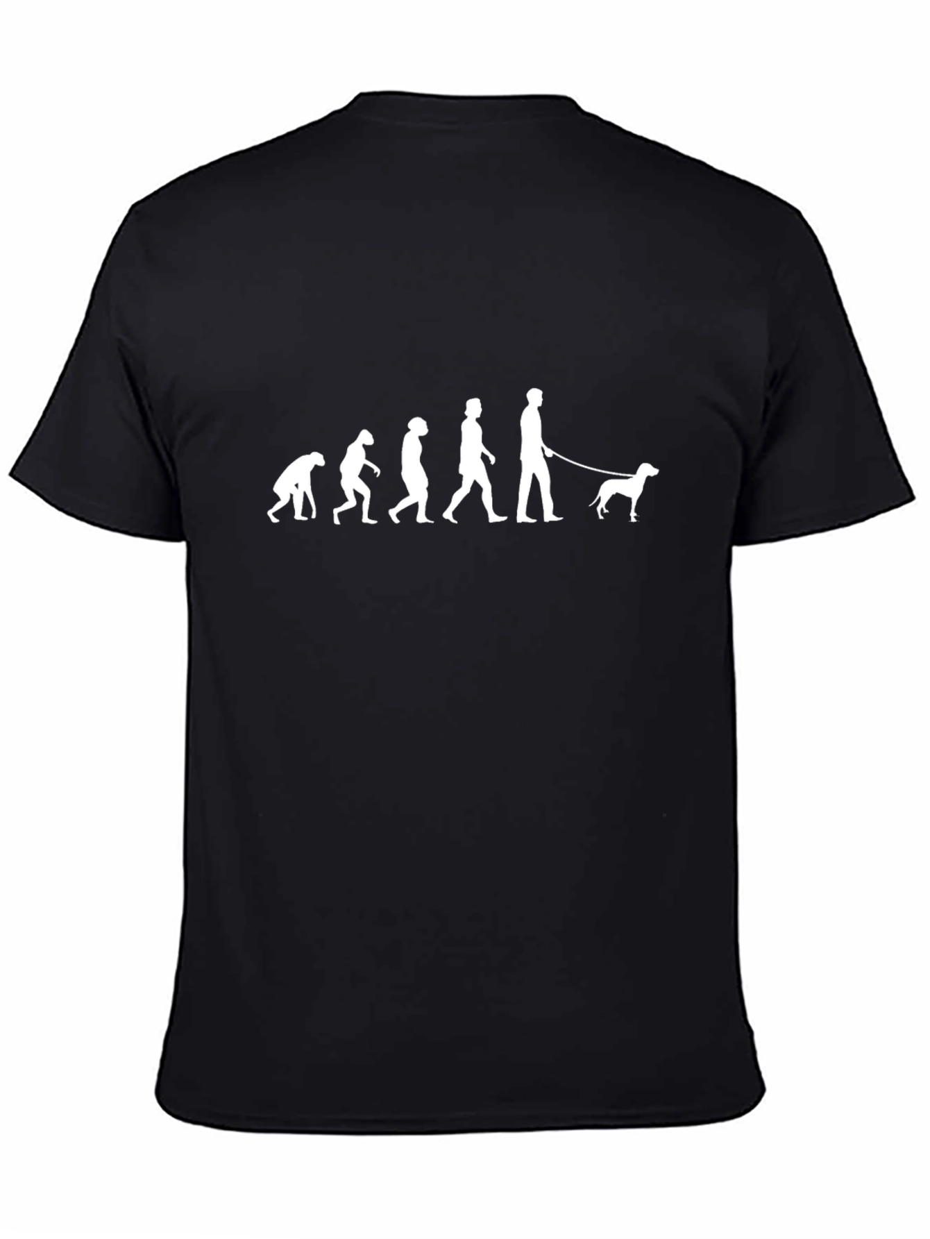Evolution of Dog Walker Graphic T-Shirt