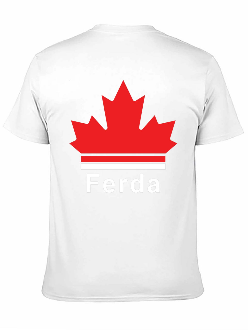 Ferda Maple Leaf Graphic T-Shirt - Black