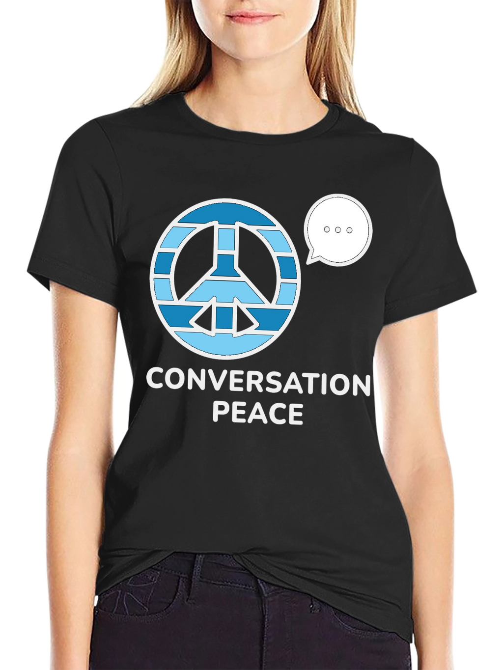 Conversation Peace Graphic T-Shirt