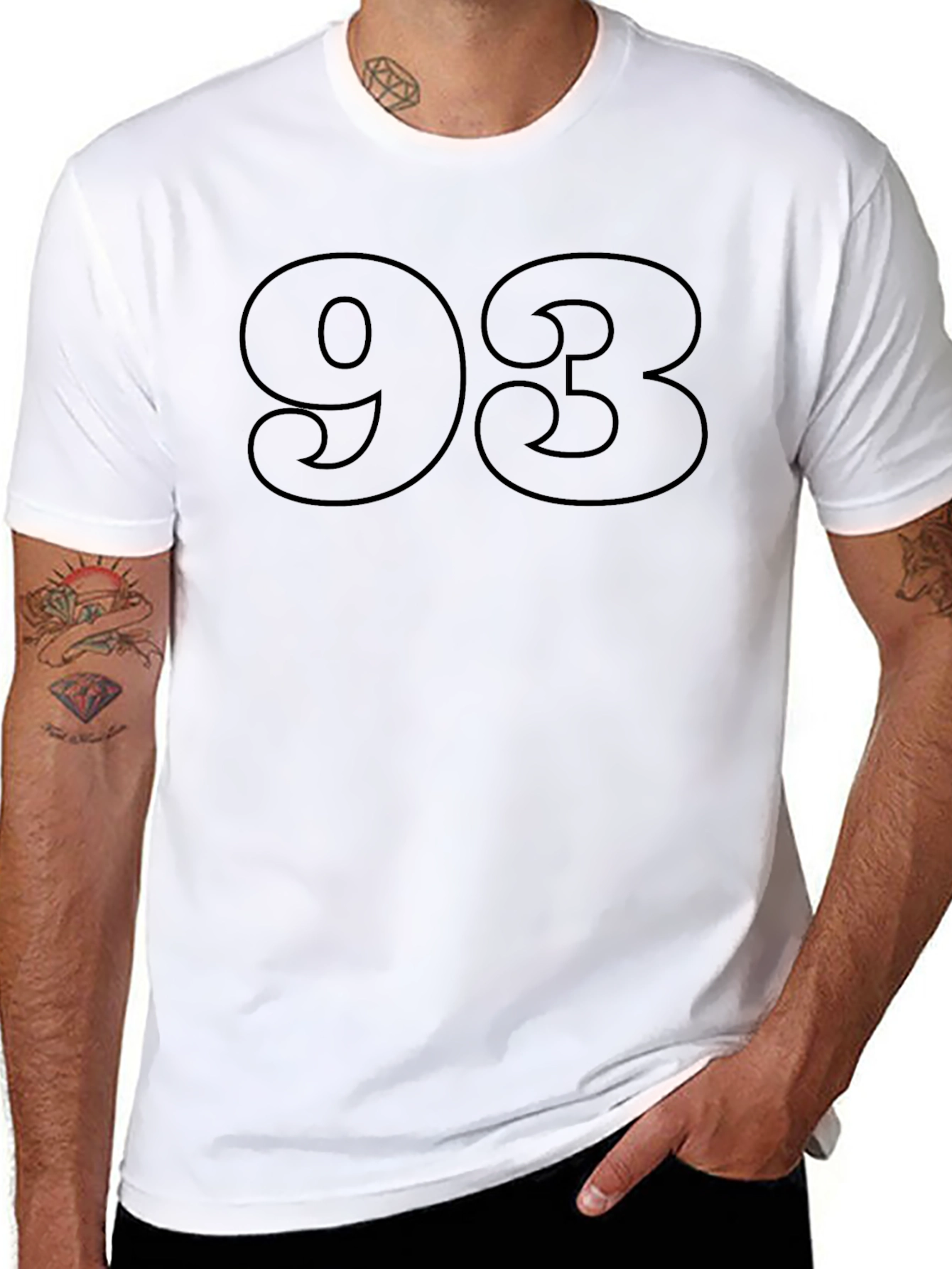 Bold 93 Graphic Tee - Classic Black T-Shirt