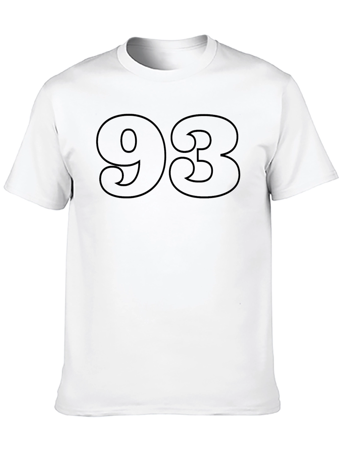 Bold 93 Graphic Tee - Classic Black T-Shirt