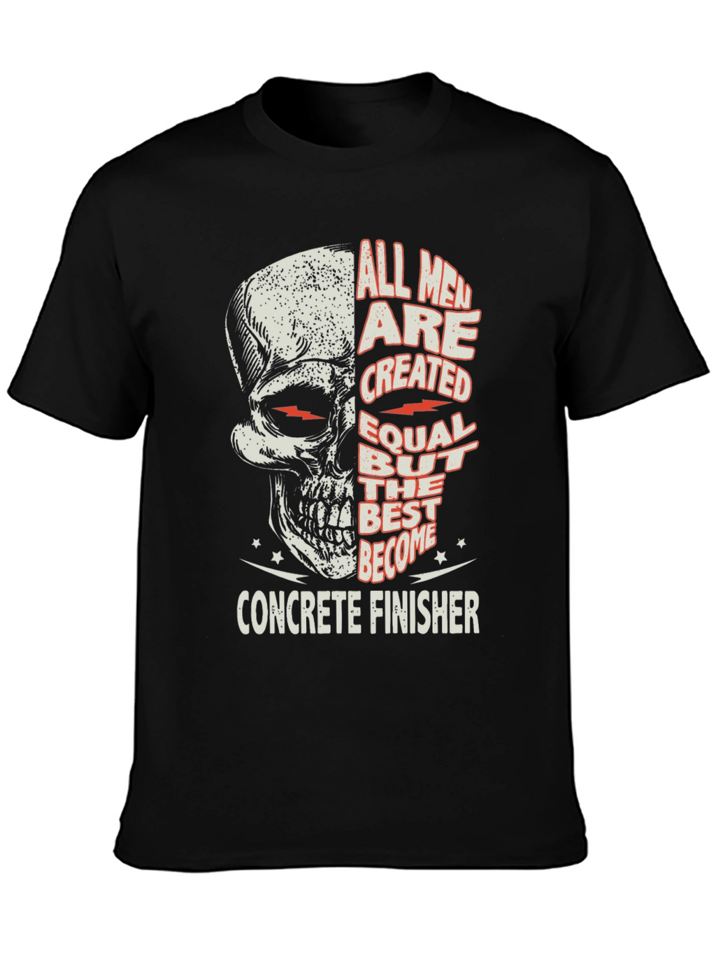 Concrete Finisher Skull Graphic Tee