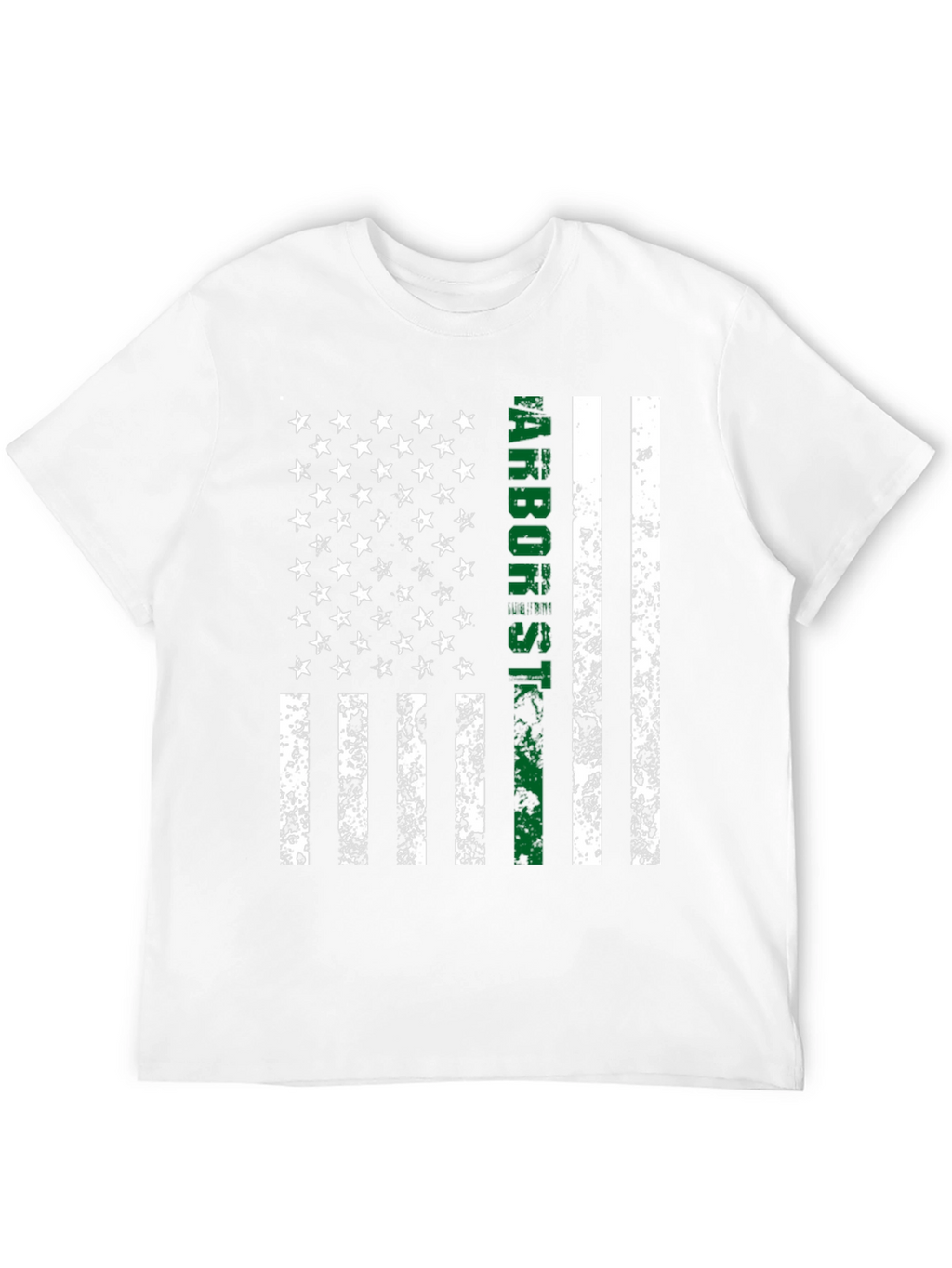 Arborist Thin Green Line Flag T-Shirt